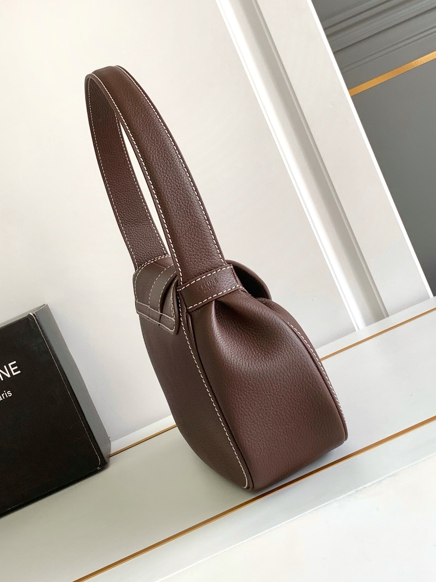 new luxury fashion soft cowhide armpit bag, single shoulder hand-held women's bag