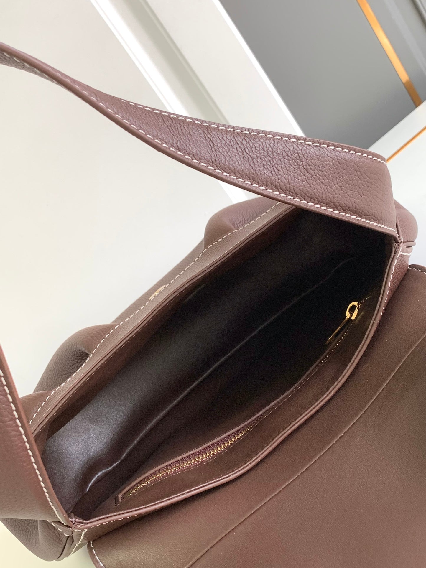 new luxury fashion soft cowhide armpit bag, single shoulder hand-held women's bag