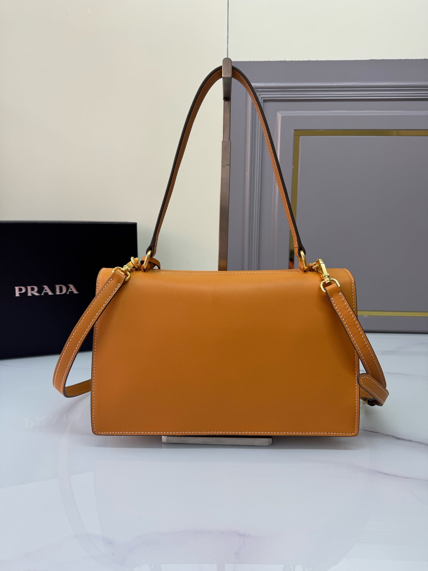 New Fashionable Exquisite PRADA SoftSound Women's Handheld and Crossbody Bag