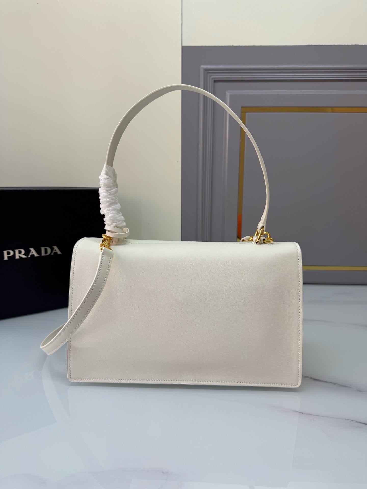 New Fashionable Exquisite PRADA SoftSound Women's Handheld and Crossbody Bag
