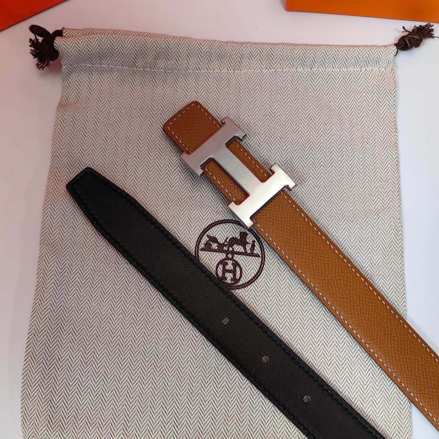 H New Kelly Garden Party 25mm Women's  Epsom Belt