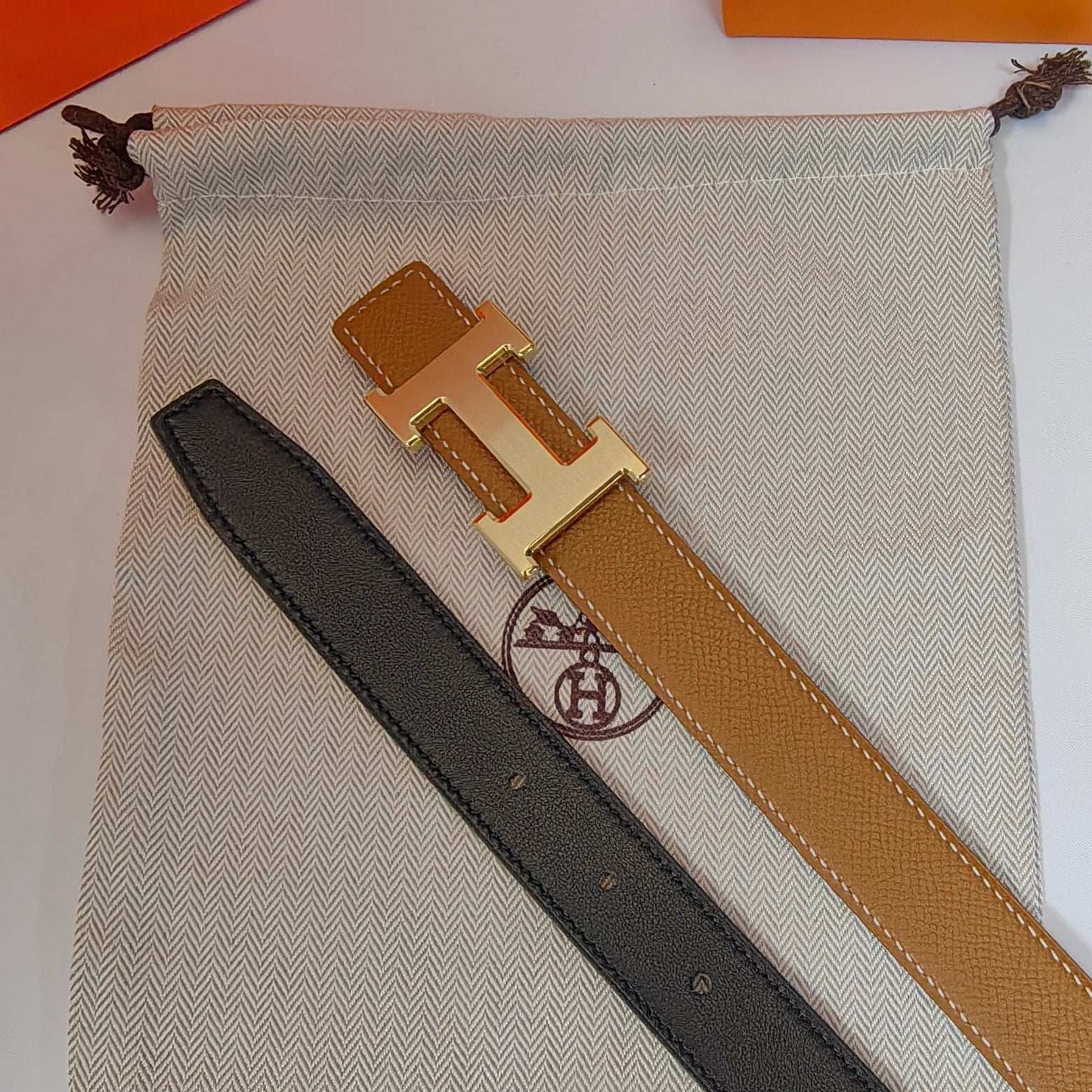 H New Kelly Garden Party 25mm Women's  Epsom Belt