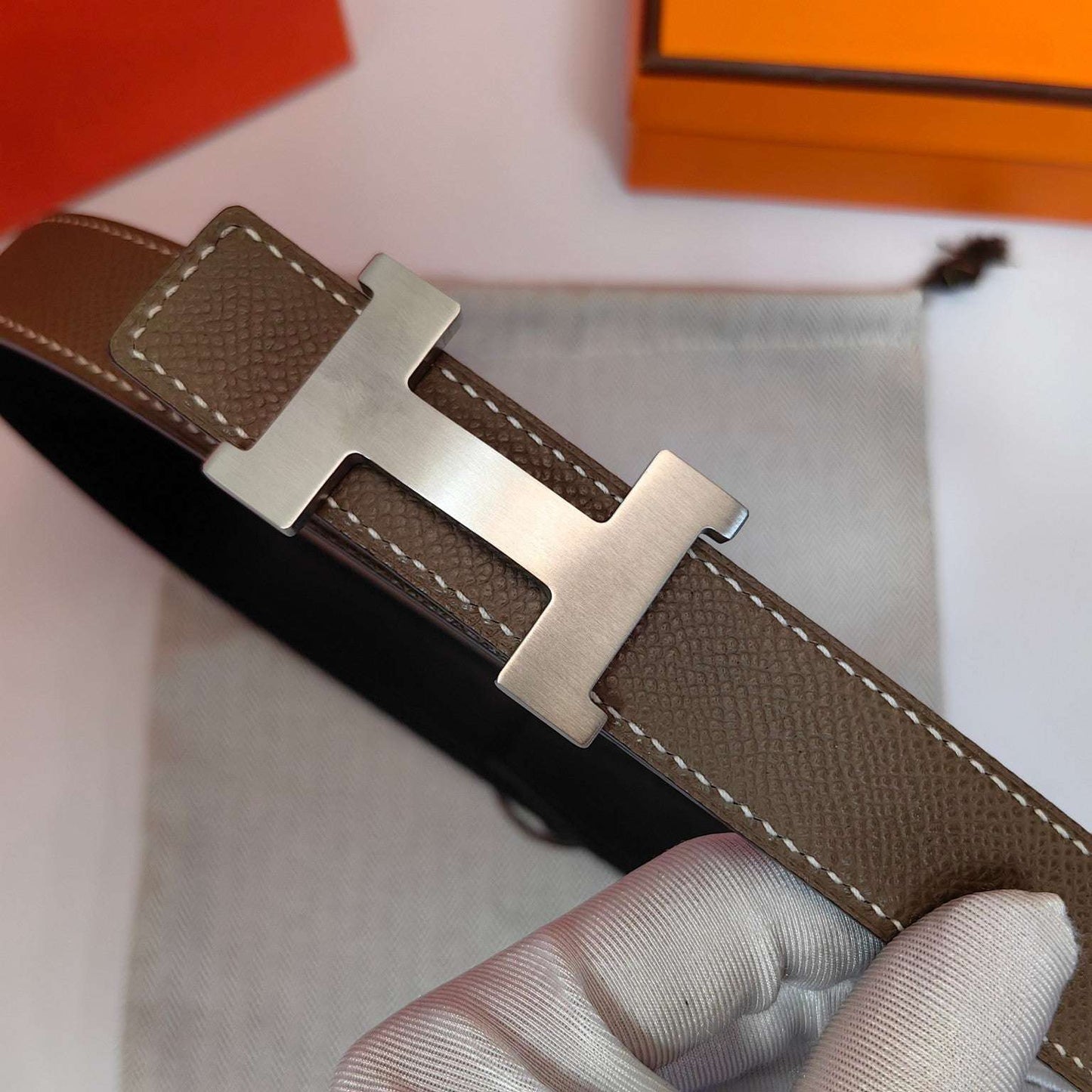 H New Kelly Garden Party 25mm Women's  Epsom Belt