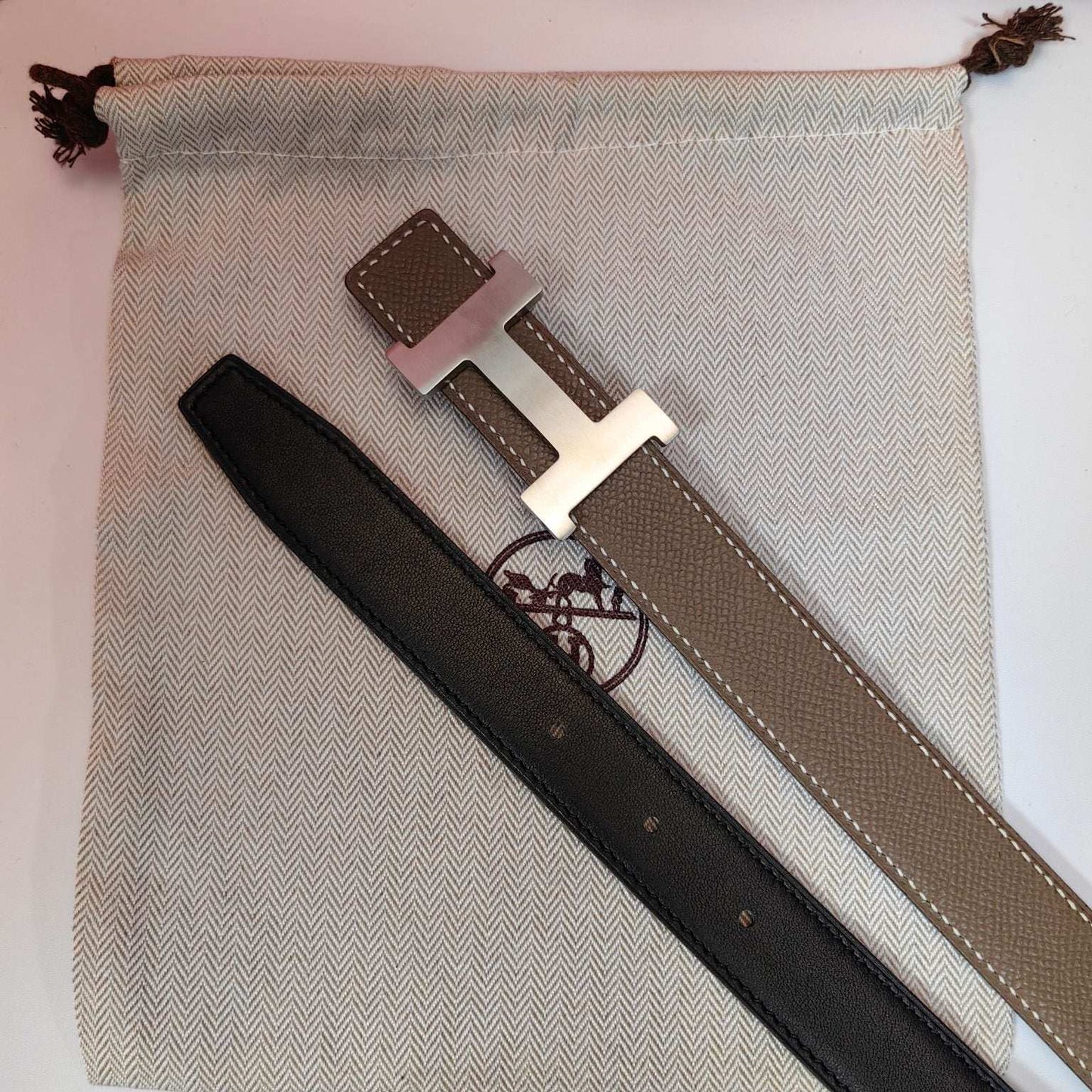 H New Kelly Garden Party 25mm Women's  Epsom Belt