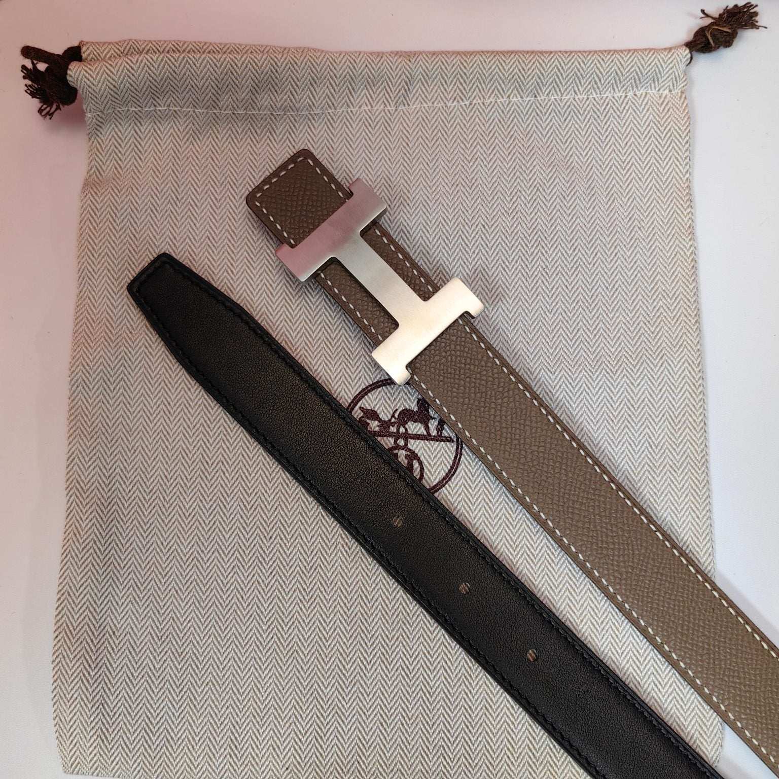 H New Kelly Garden Party 25mm Women's  Epsom Belt
