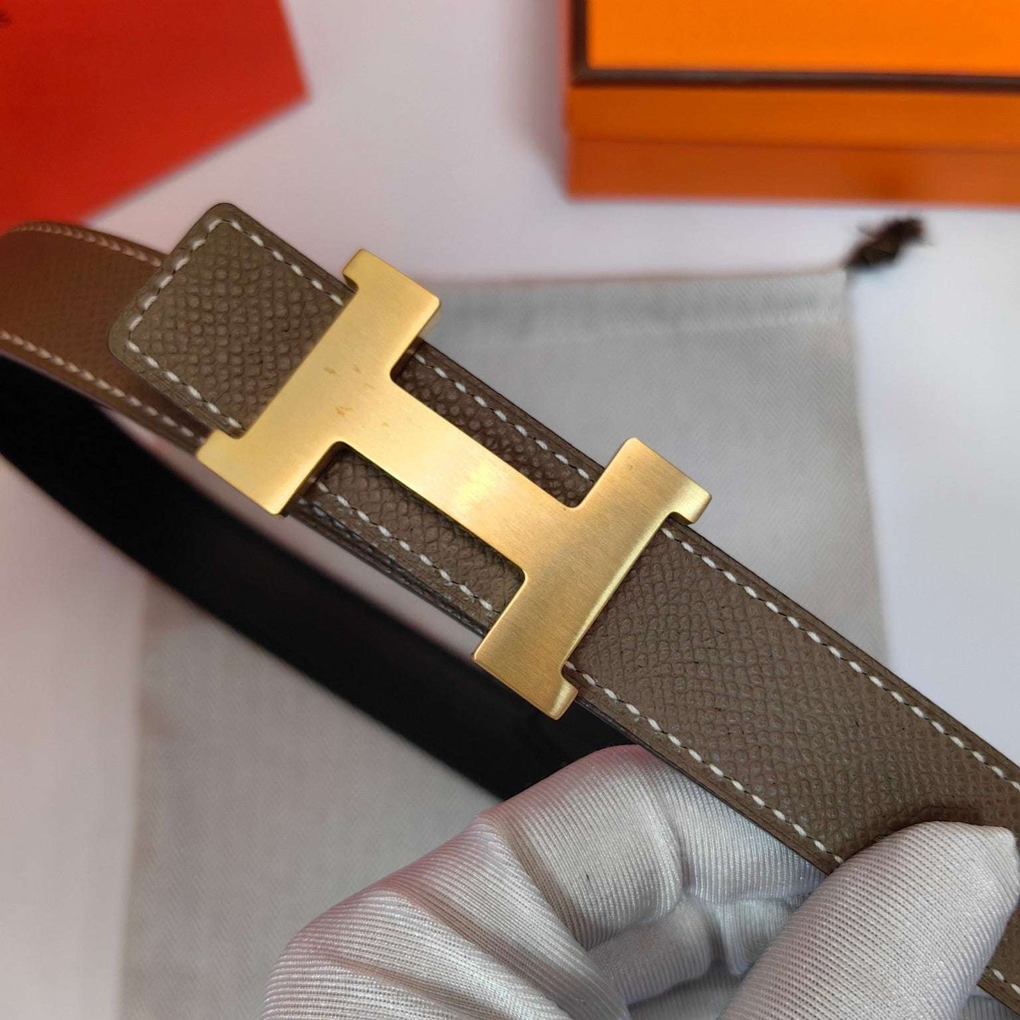 H New Kelly Garden Party 25mm Women's  Epsom Belt