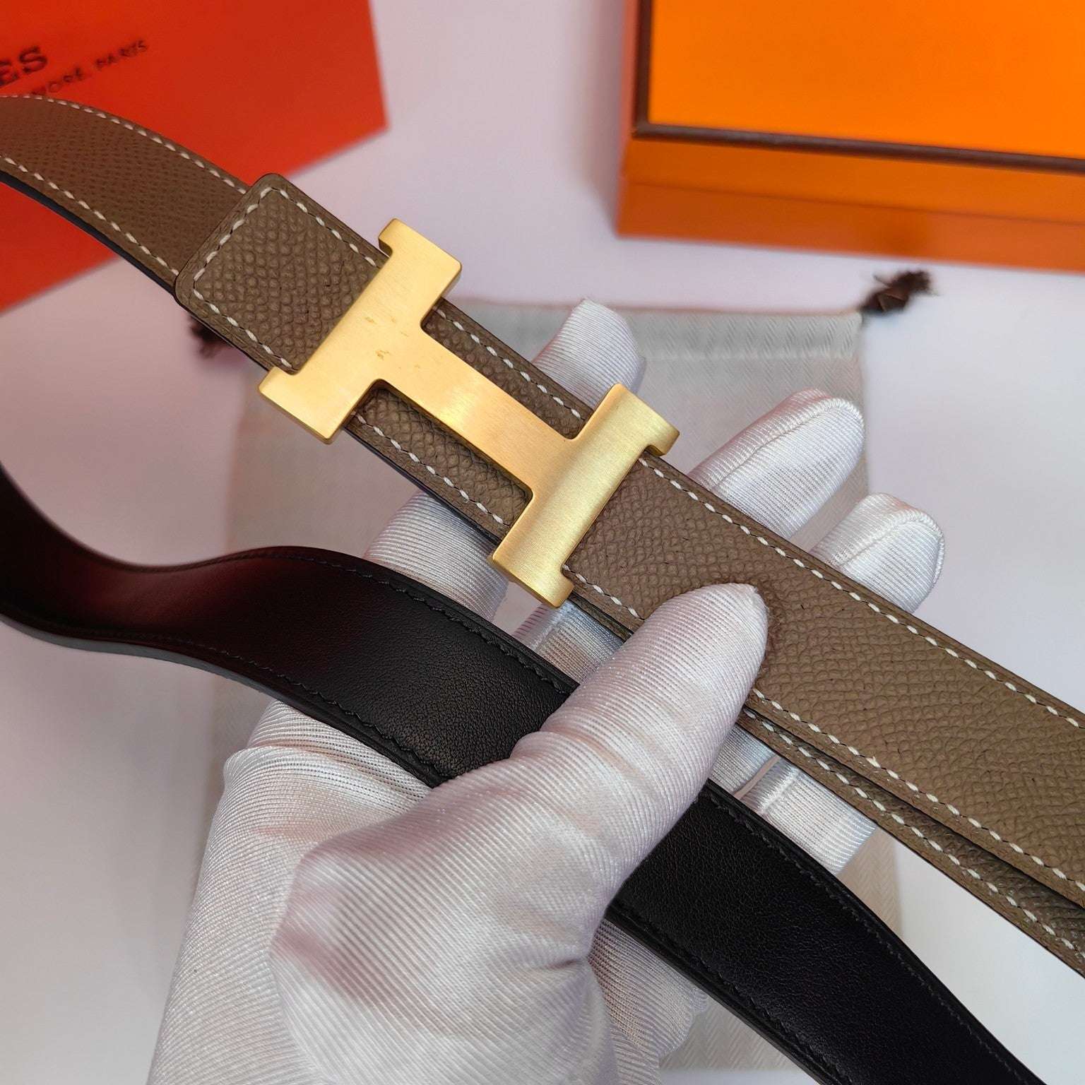 H New Kelly Garden Party 25mm Women's  Epsom Belt