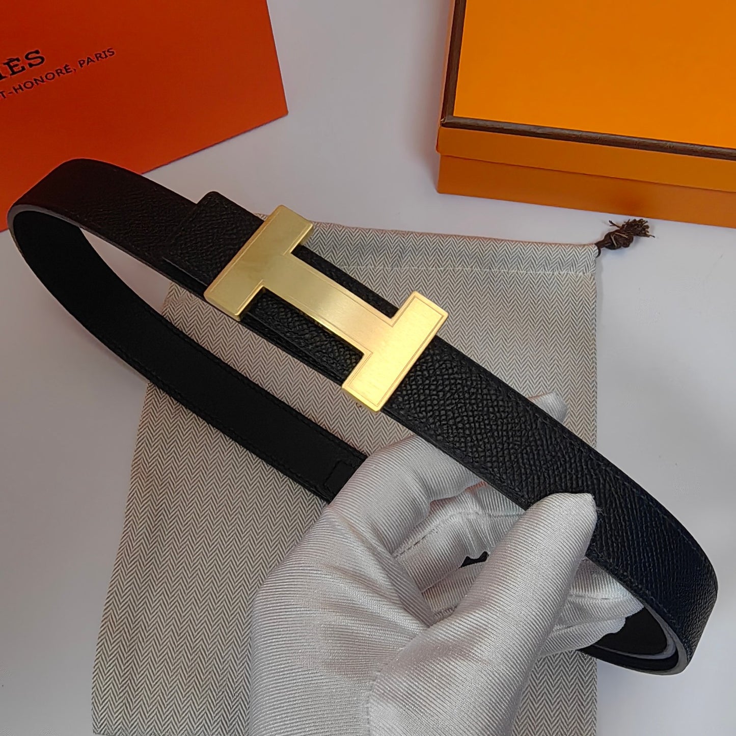 H New Kelly Garden Party 25mm Women's  Epsom Belt