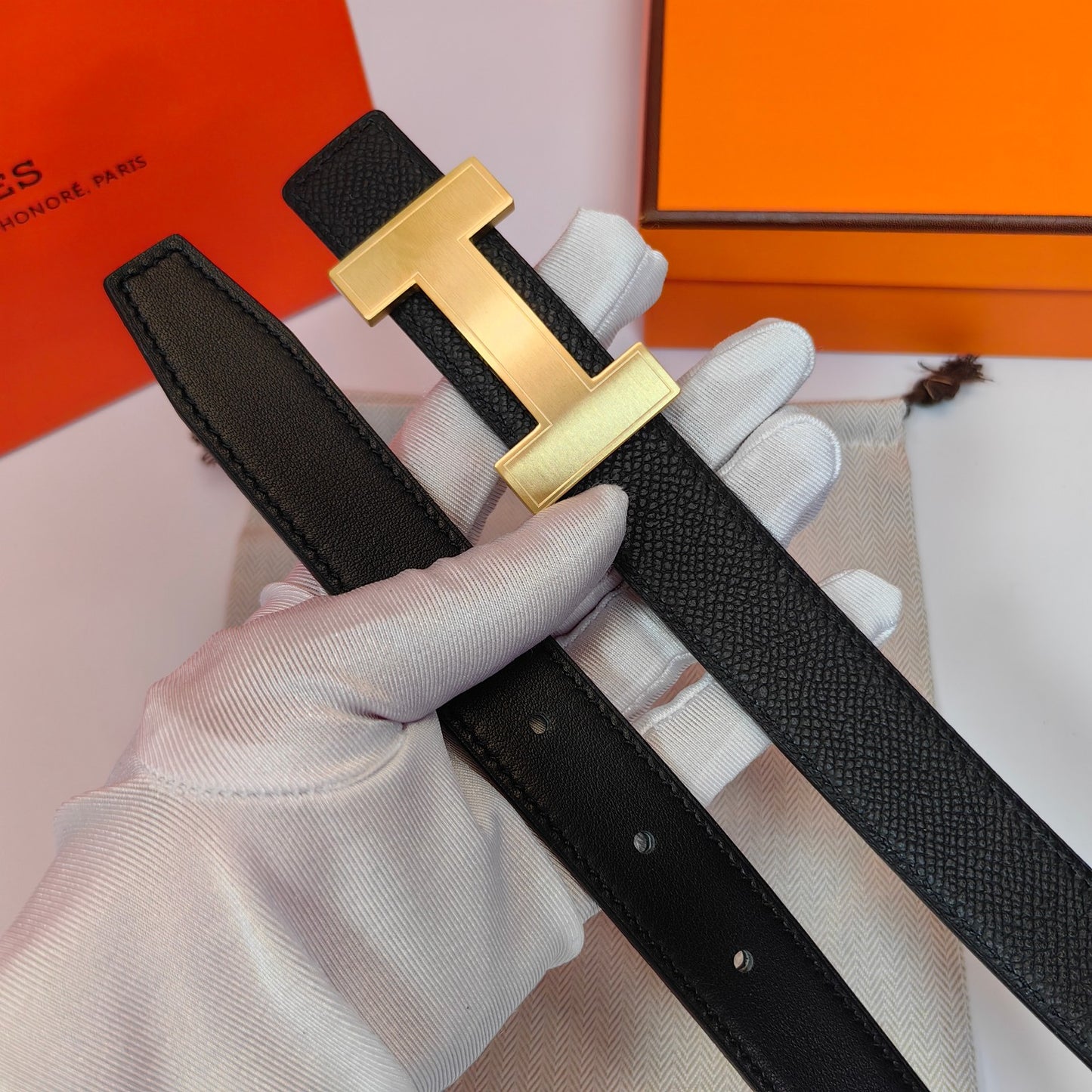 H New Kelly Garden Party 25mm Women's  Epsom Belt