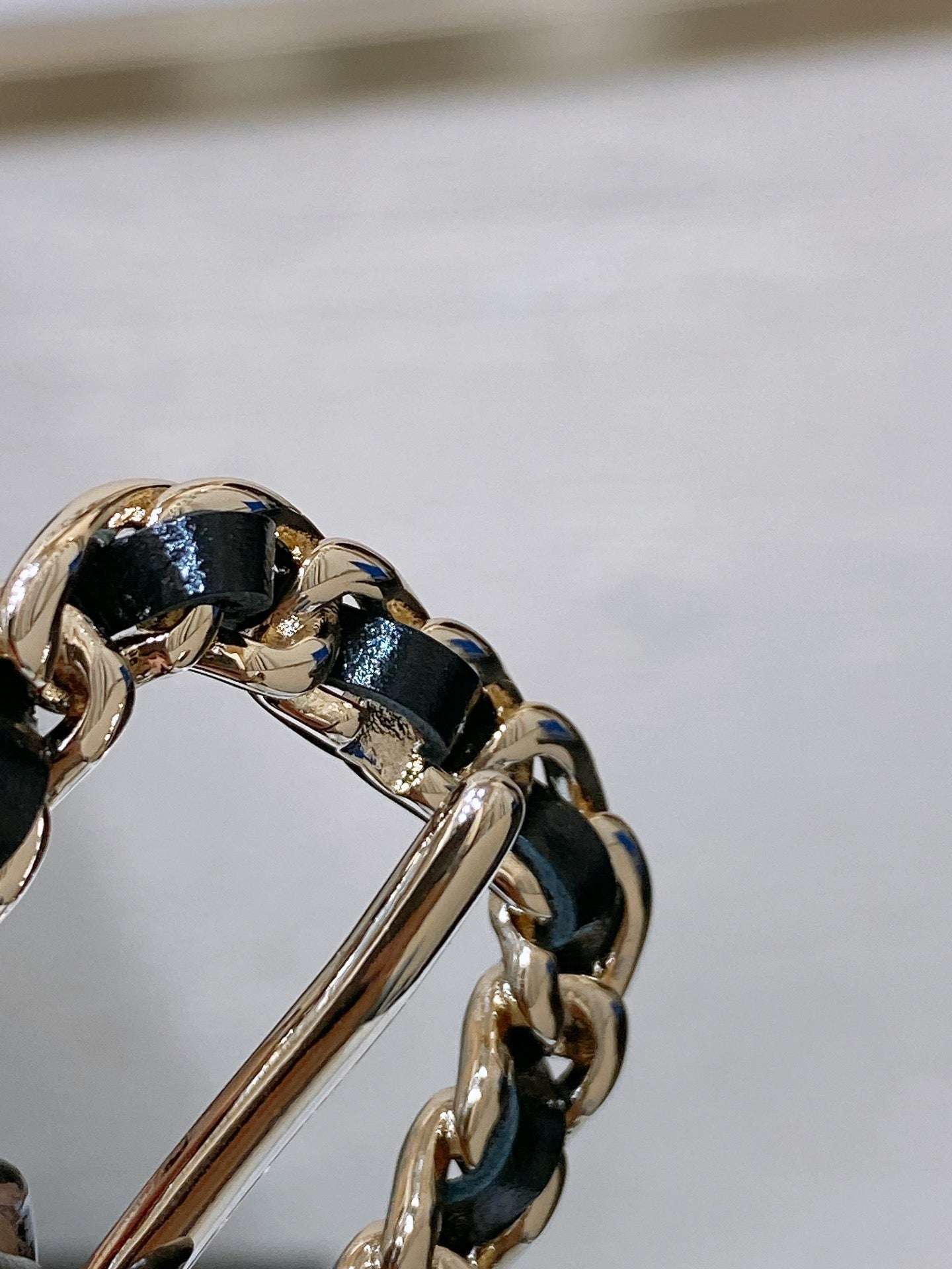 New Cha~nel Imported Shiny Leather 2.0cm Soft and Exquisite Belt