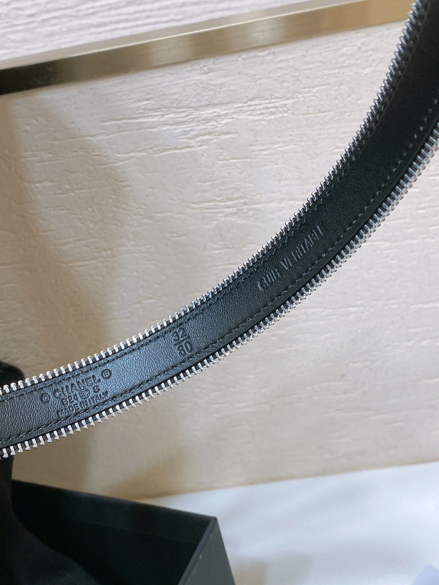 New Cha~nel Imported Shiny Leather 2.0cm Soft and Exquisite Belt