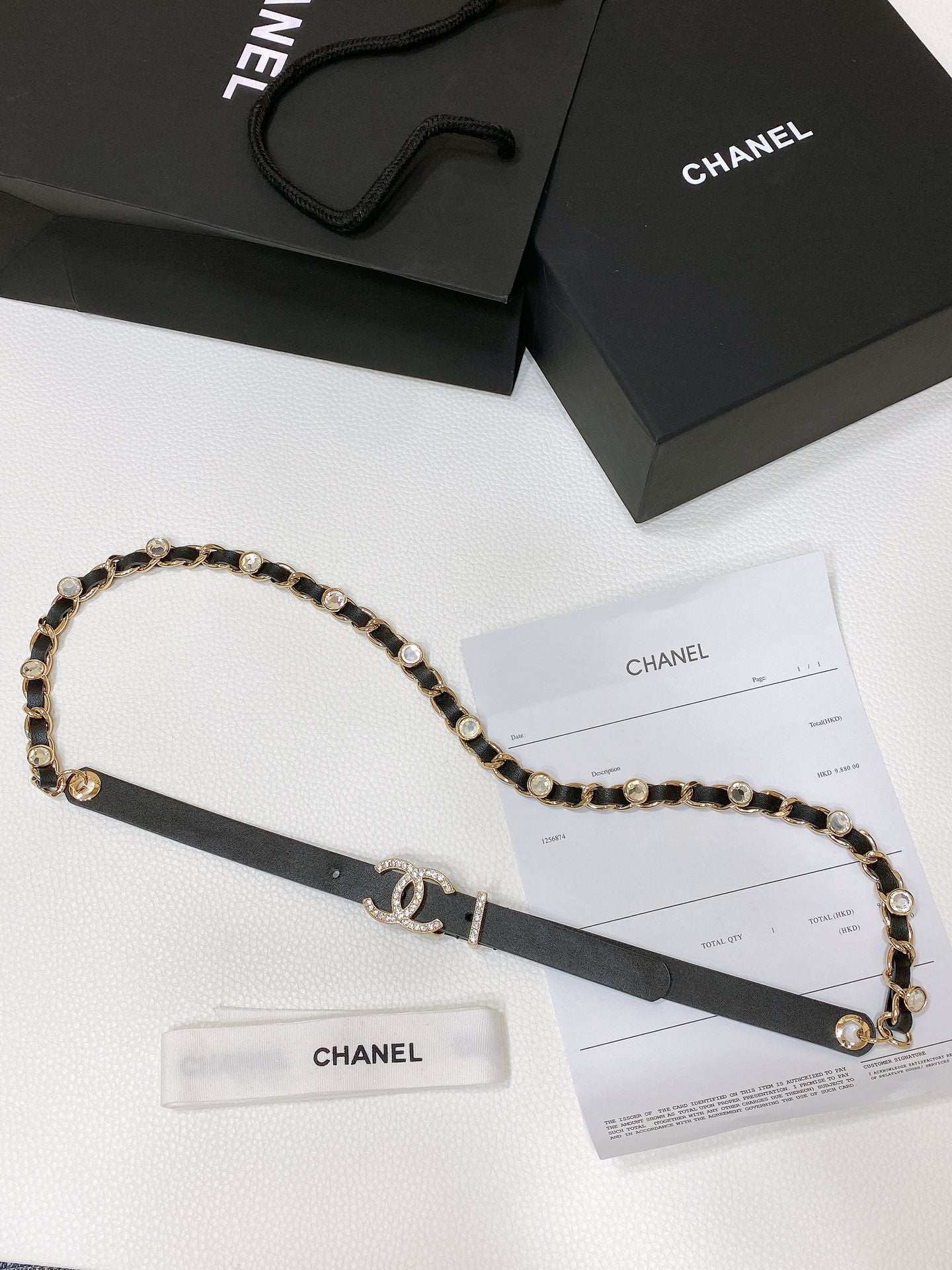 New Cha~nel imported shiny calf leather 1.5cm soft and exquisite touch fashionable belt