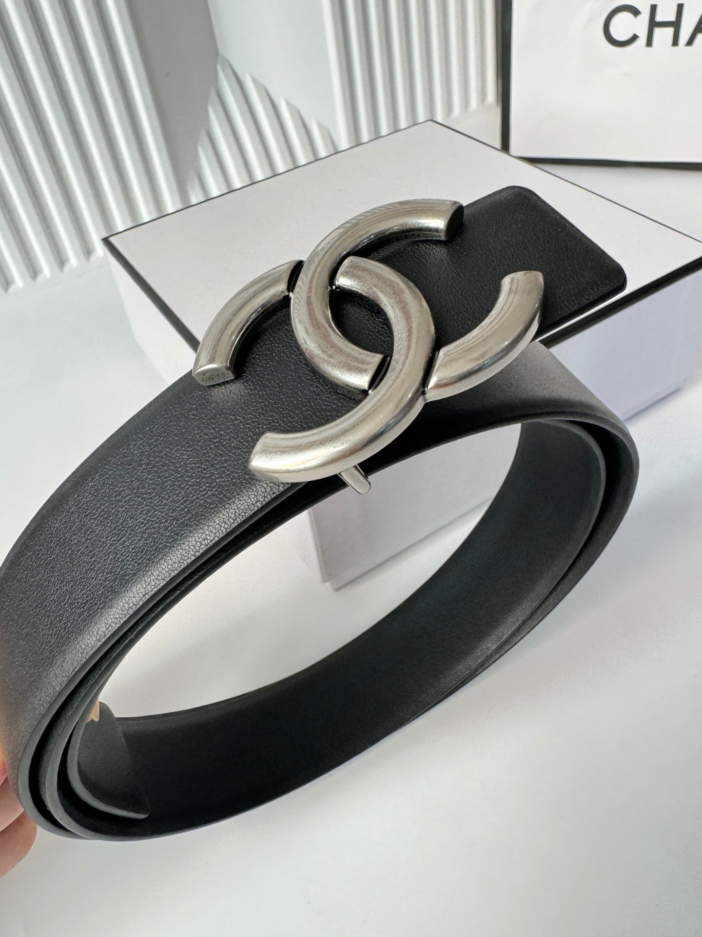 New Cha~nel Fashion Double sided Belt 3cm