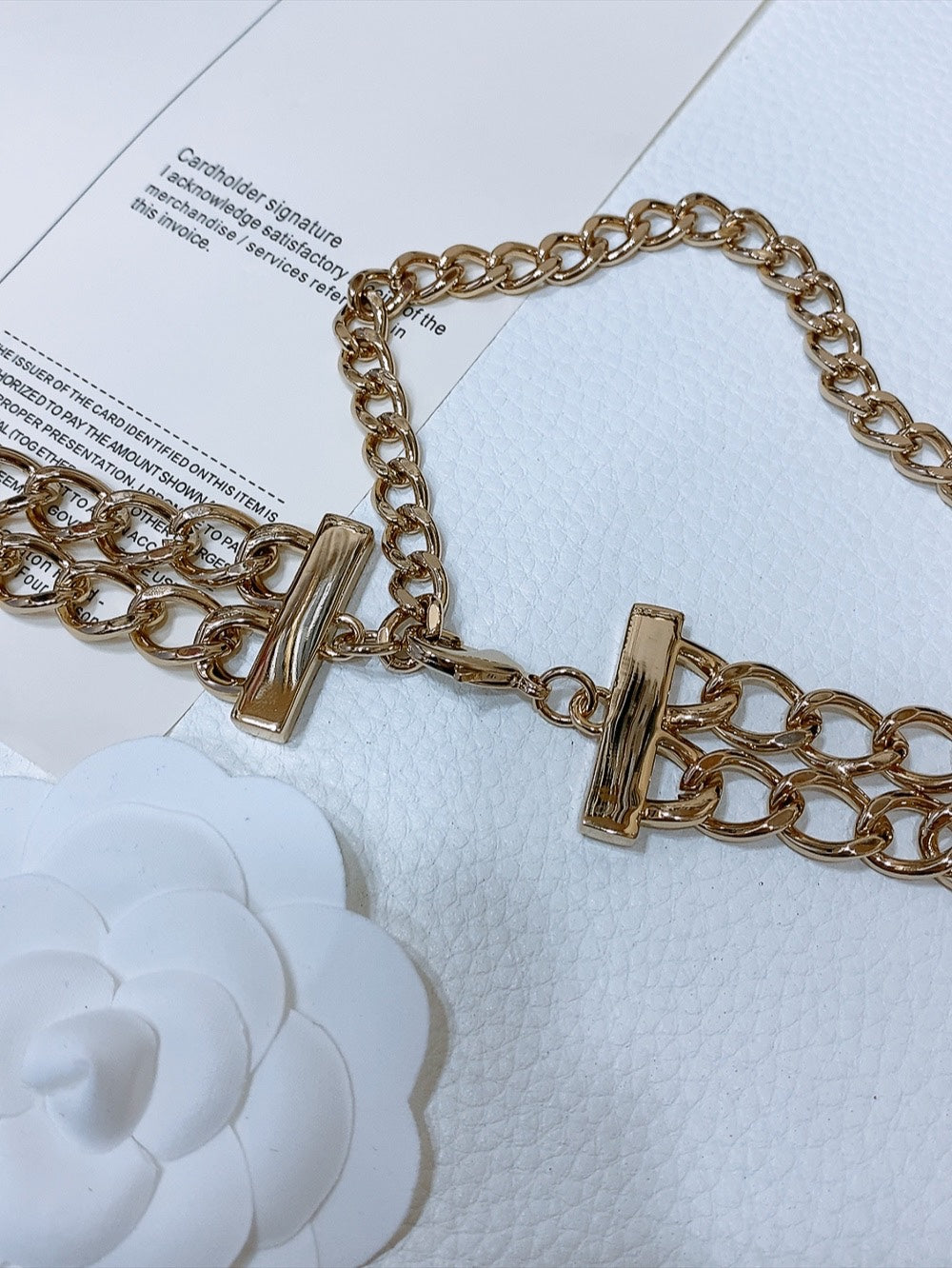 New Cha~nel Exquisite Fashion Chain Belt