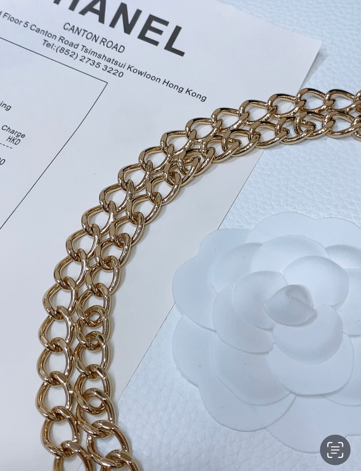 New Cha~nel Exquisite Fashion Chain Belt