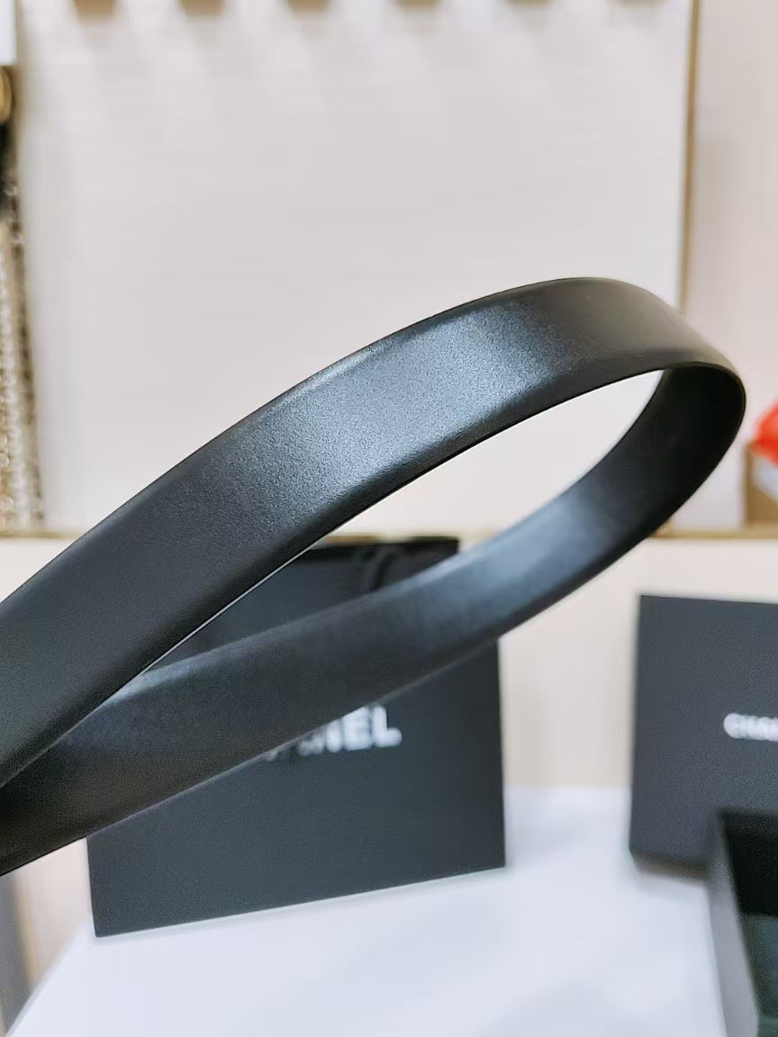 New Cha~nel Classic Exquisite Fashion 3cm Belt