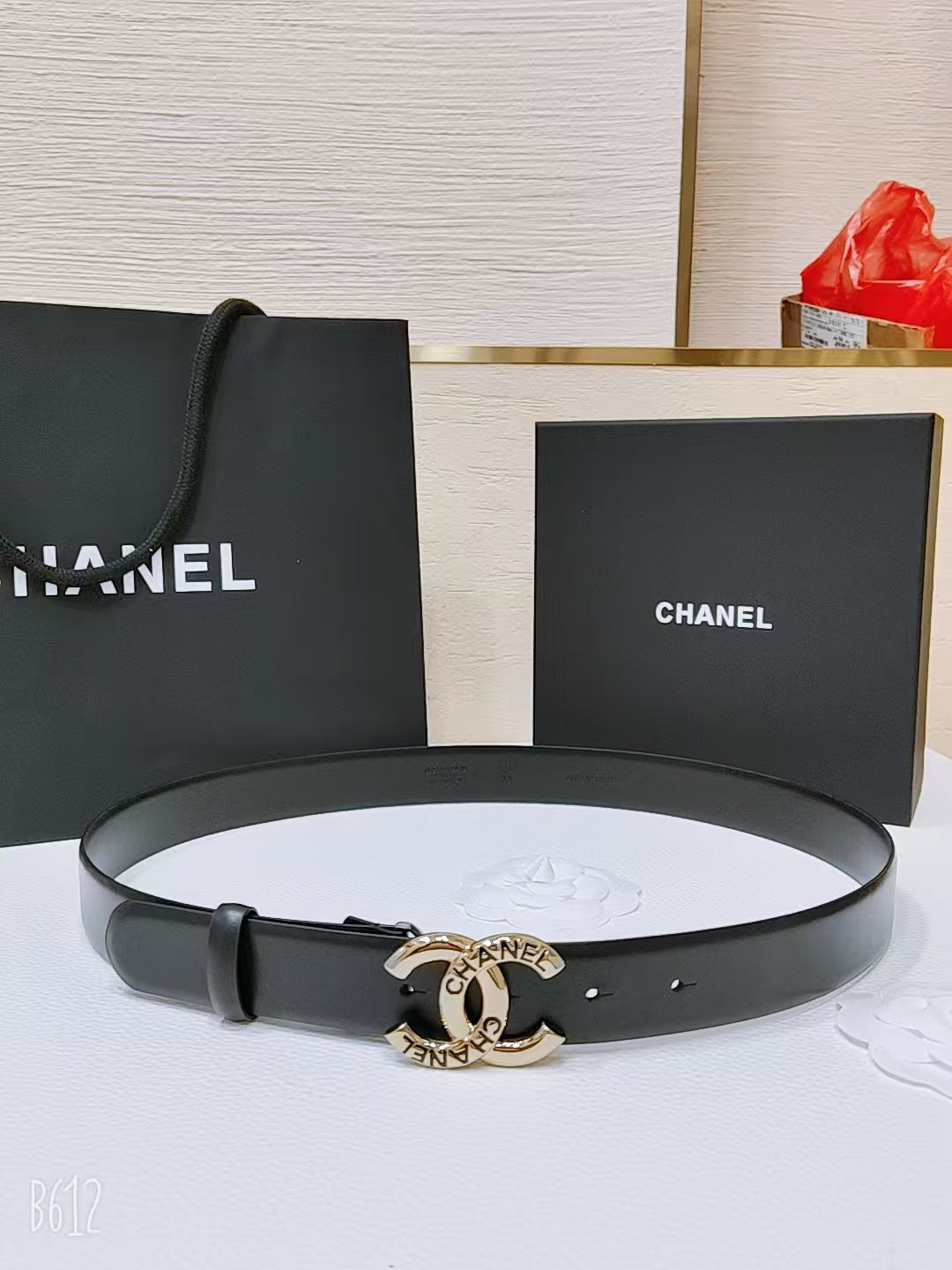New Cha~nel Classic Exquisite Fashion 3cm Belt