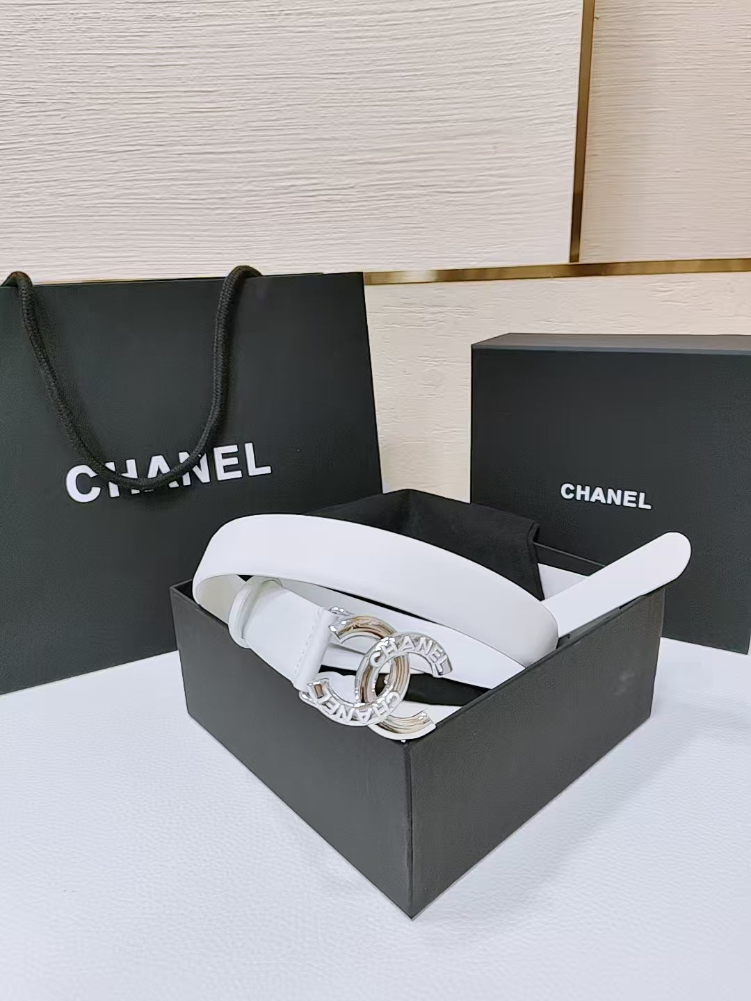New Cha~nel Classic Exquisite Fashion 3cm Belt