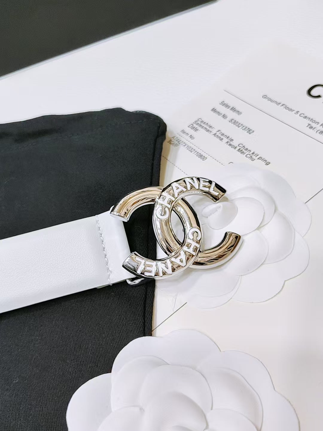 New Cha~nel Classic Exquisite Fashion 3cm Belt