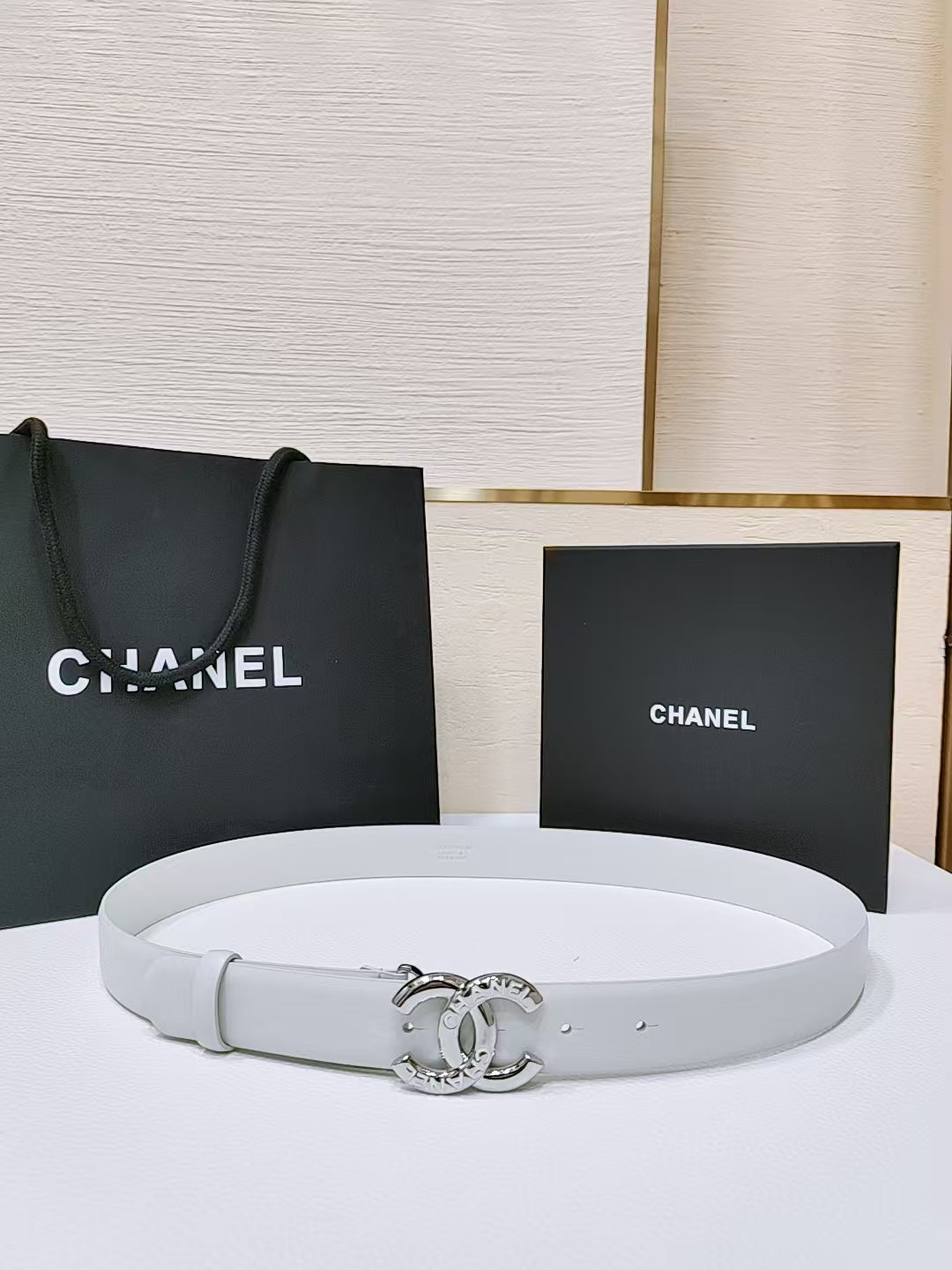 New Cha~nel Classic Exquisite Fashion 3cm Belt