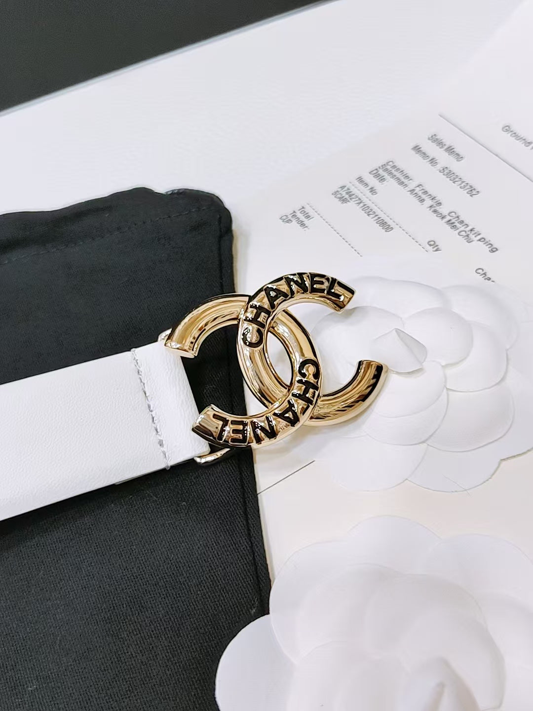 New Cha~nel Classic Exquisite Fashion 3cm Belt