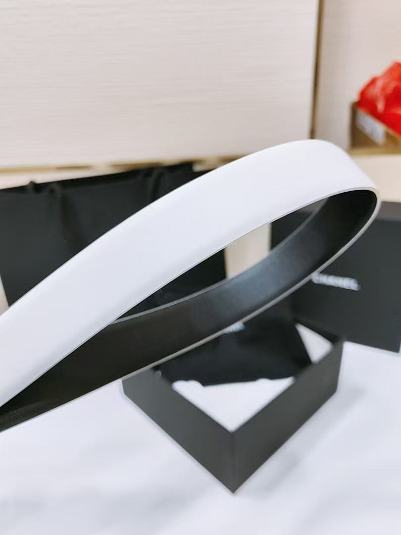 New Cha~nel Classic Exquisite Fashion 3cm Belt