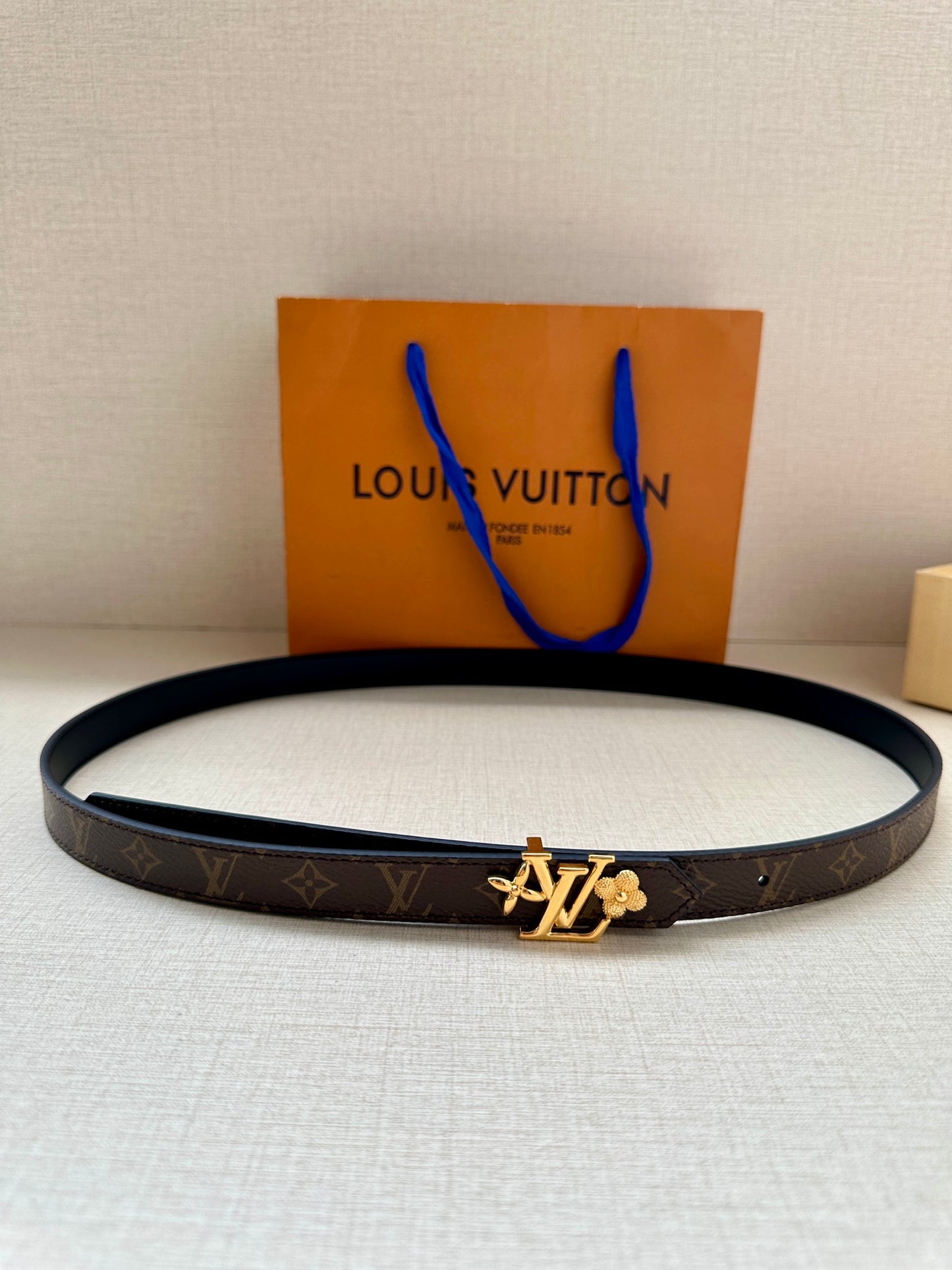New fashion women's double-sided waist belt lock 20mm