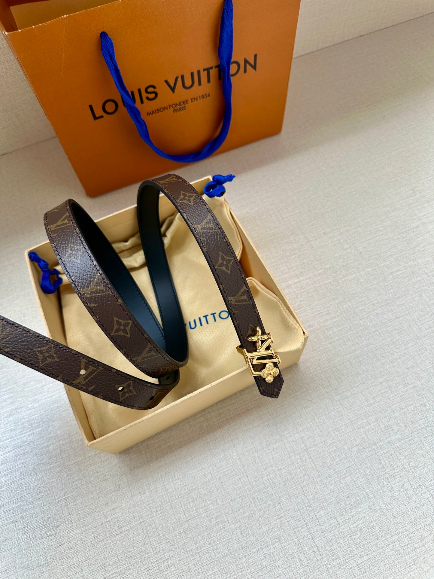 New fashion women's double-sided waist belt lock 20mm