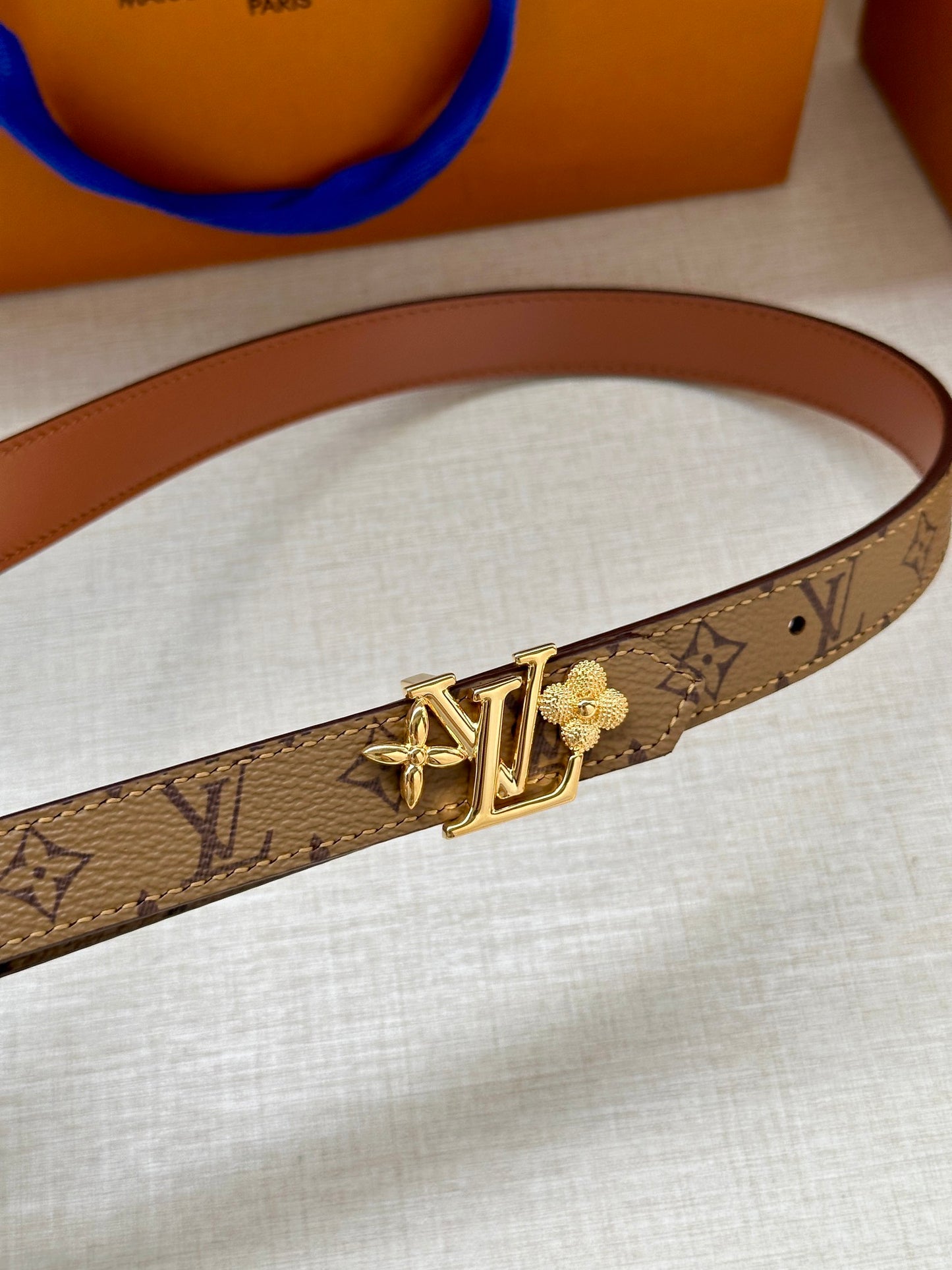 New fashion women's double-sided waist belt lock 20mm