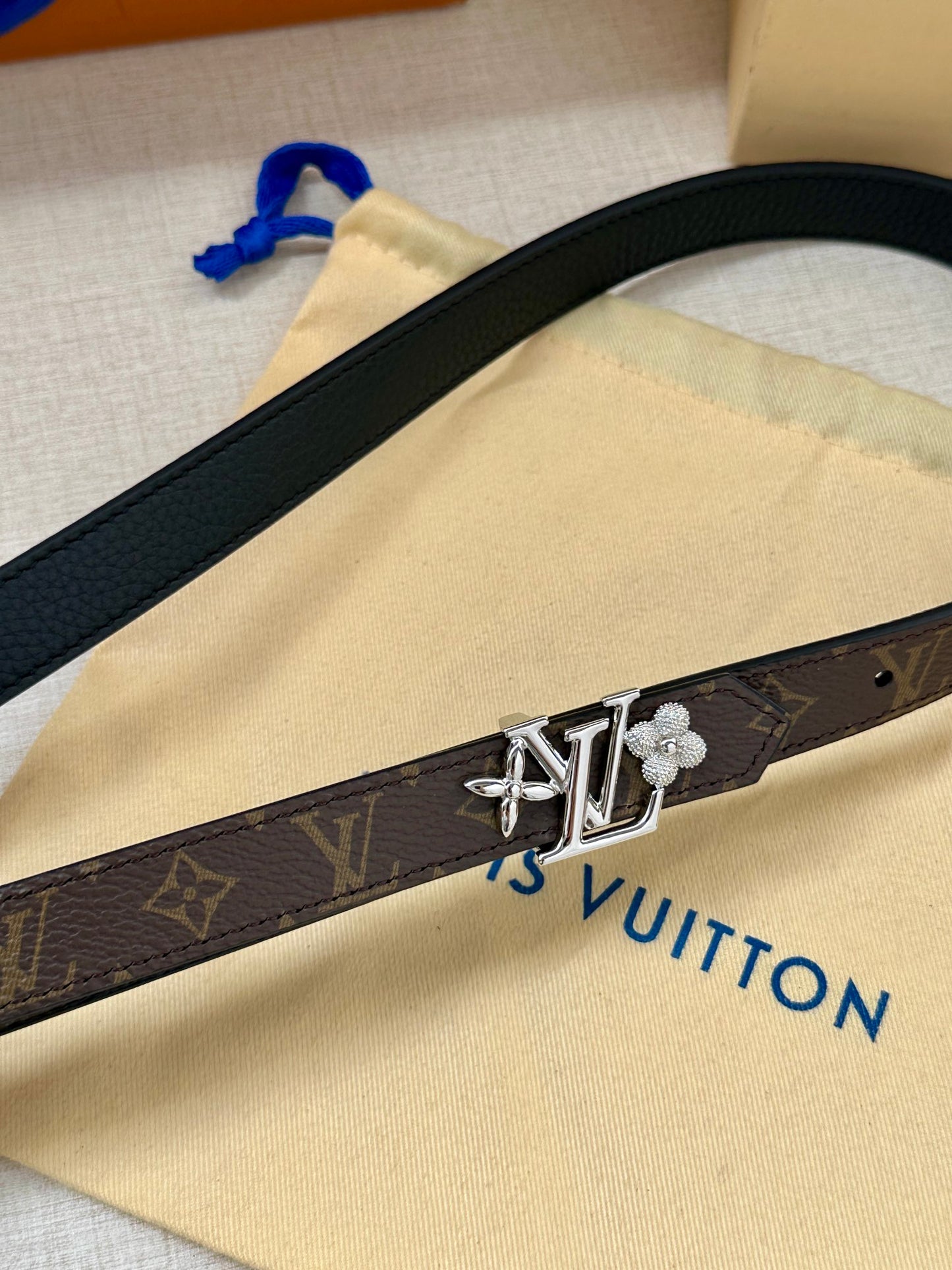 New fashion women's double-sided waist belt lock 20mm