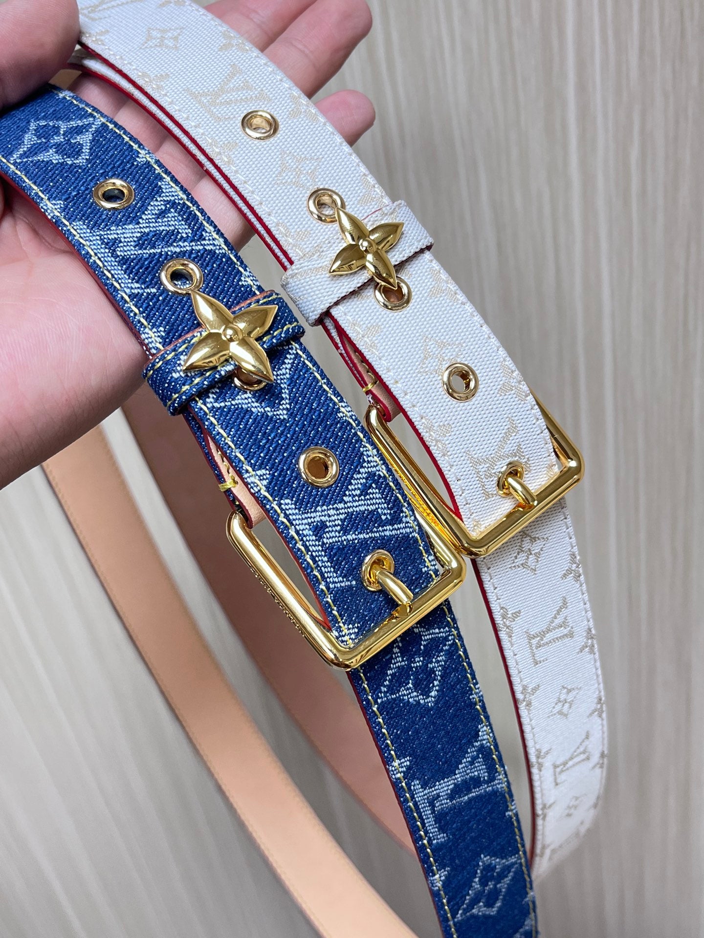 New Fashion LVX MD LV D-Ring Women's Double sided Belt 30mm