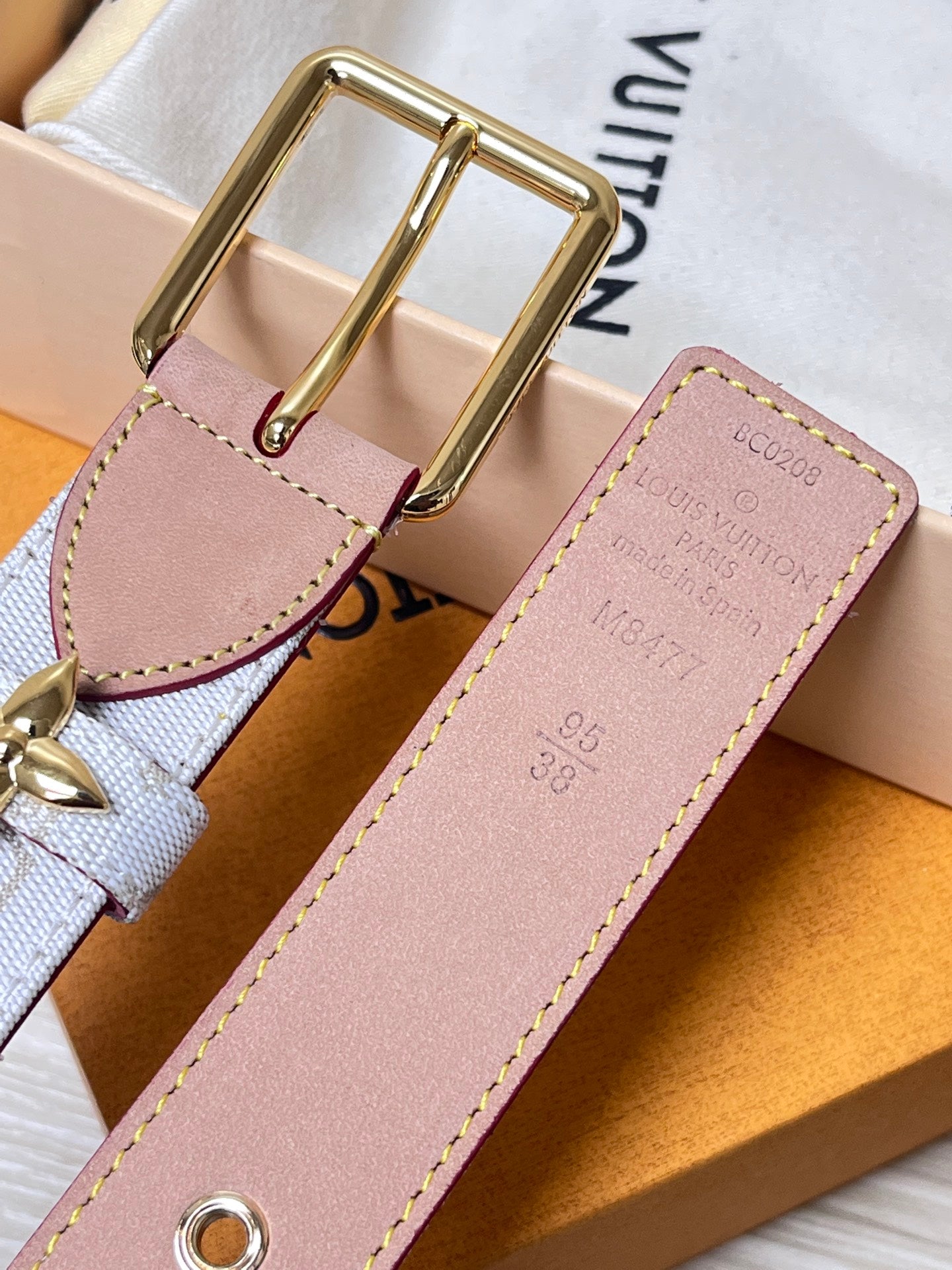 New Fashion LVX MD LV D-Ring Women's Double sided Belt 30mm