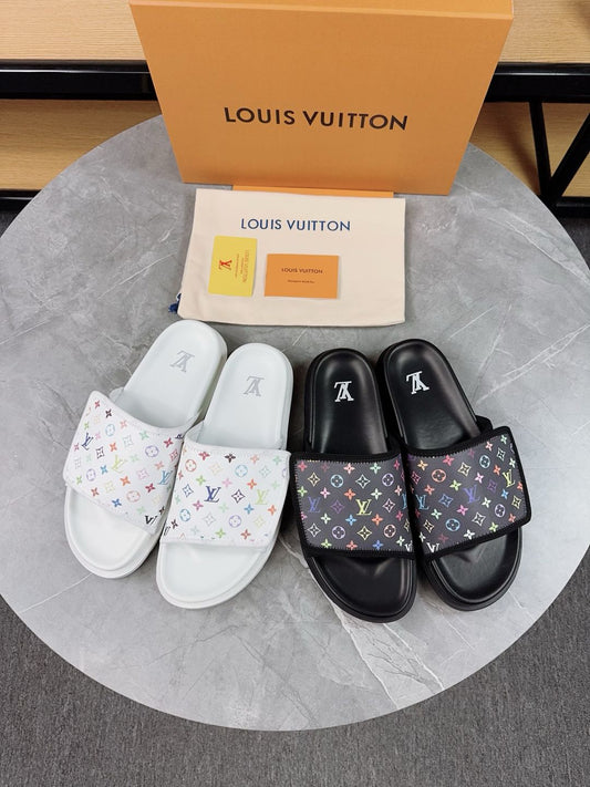 New luxury fashion Ladies' flat bottomed anti-skid slippers