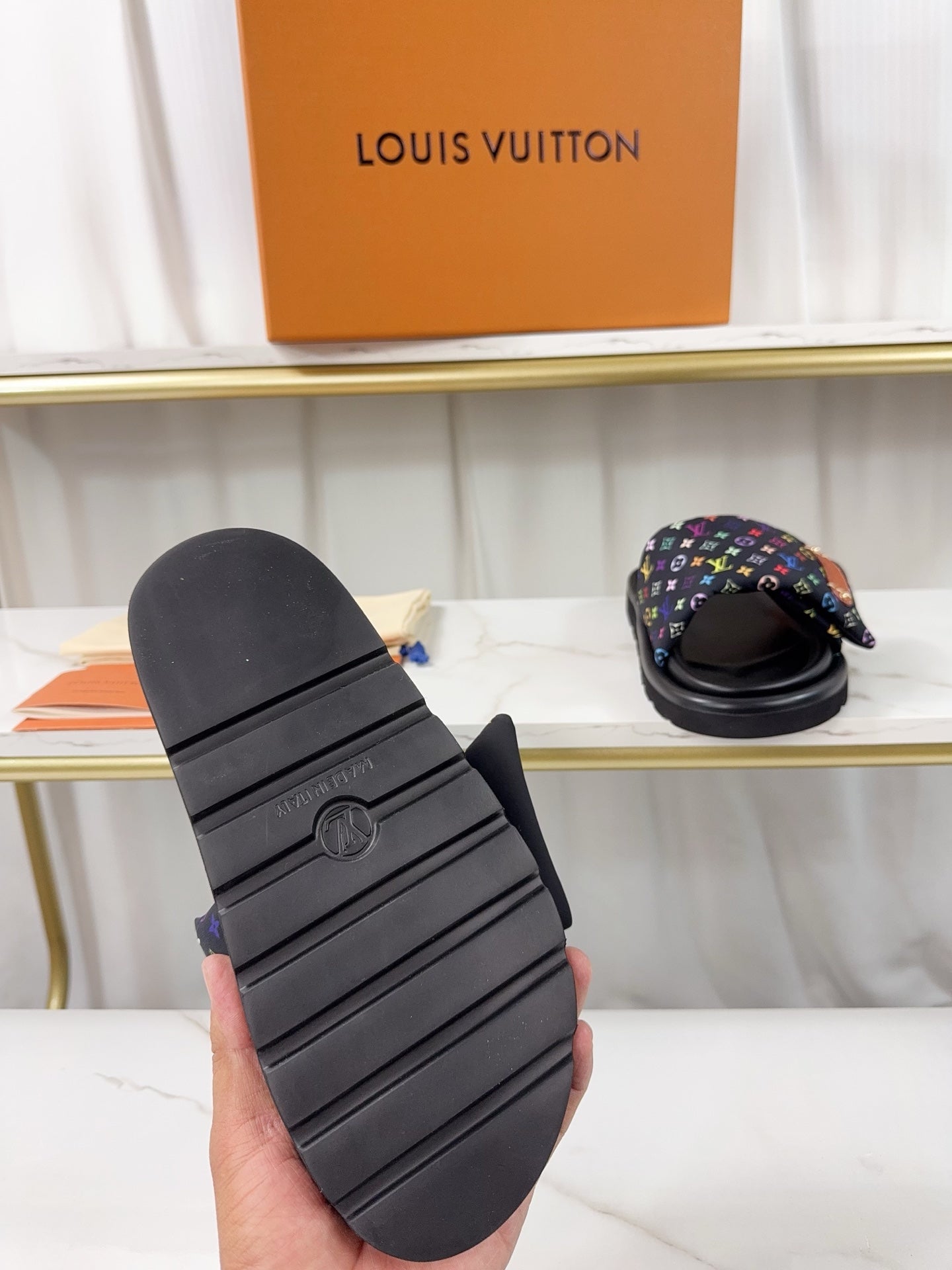 New luxury fashion pool pillow comfort Ladies' flat bottomed anti-skid slippers