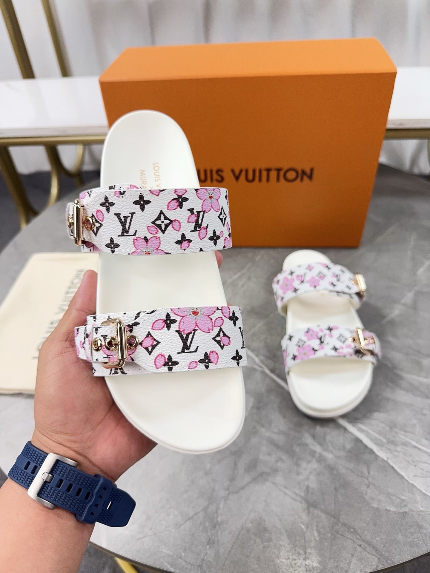 New luxury and fashionable pool pillows comfortable women's non slip slippers