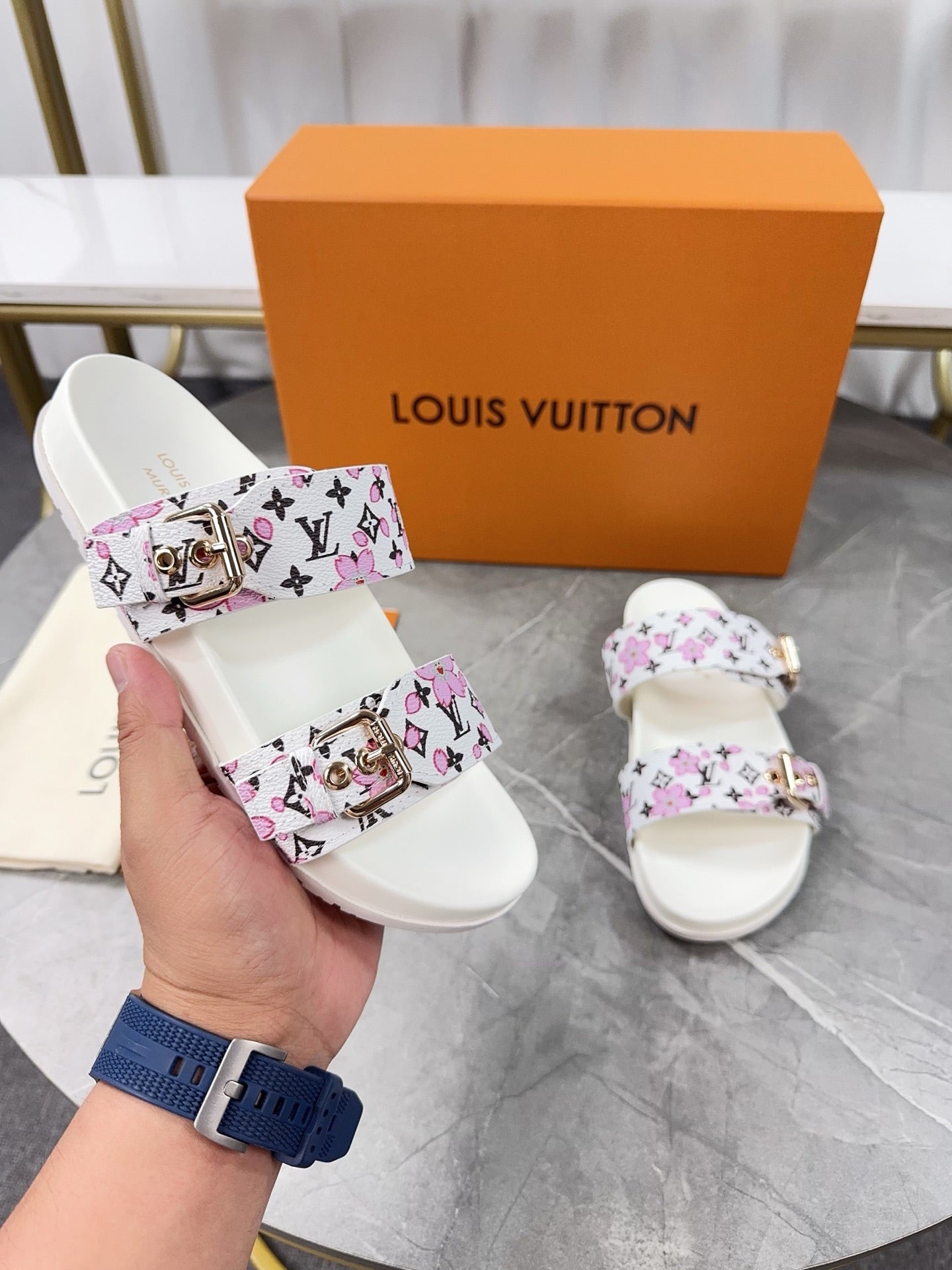 New luxury and fashionable pool pillows comfortable women's non slip slippers