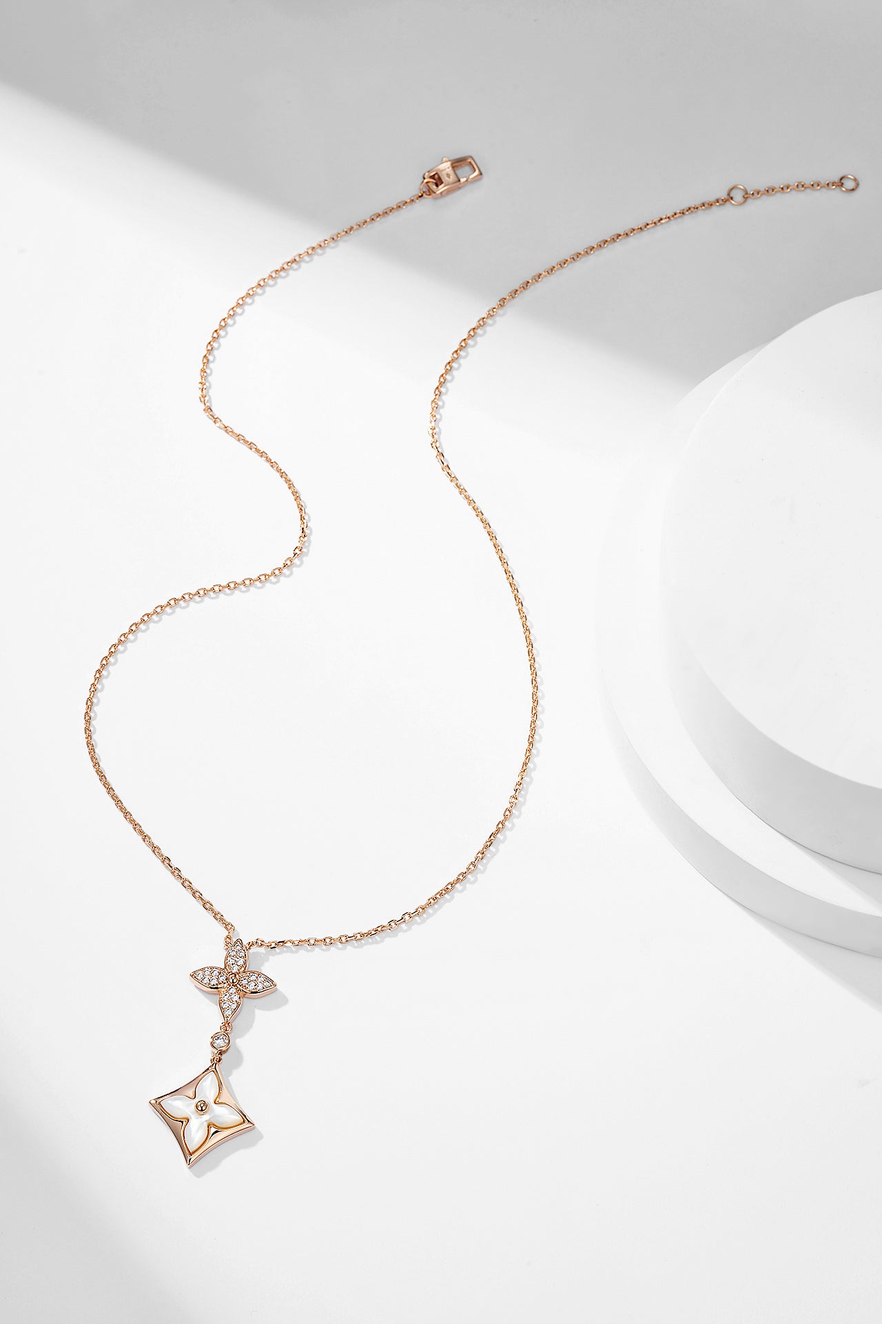 New Fashion Luxury Exquisite Women's Double floral tassel flower necklace