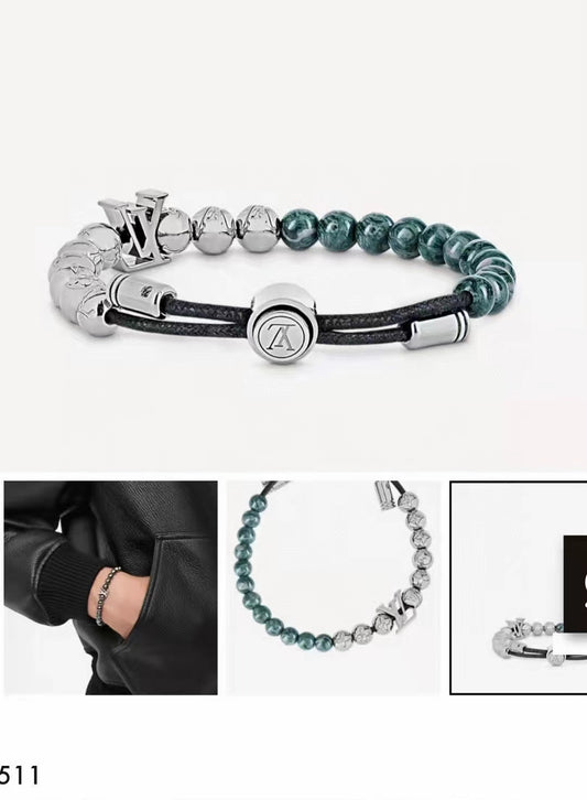 New Fashion Luxury Exquisite Women's Monogram Beads Bracelet