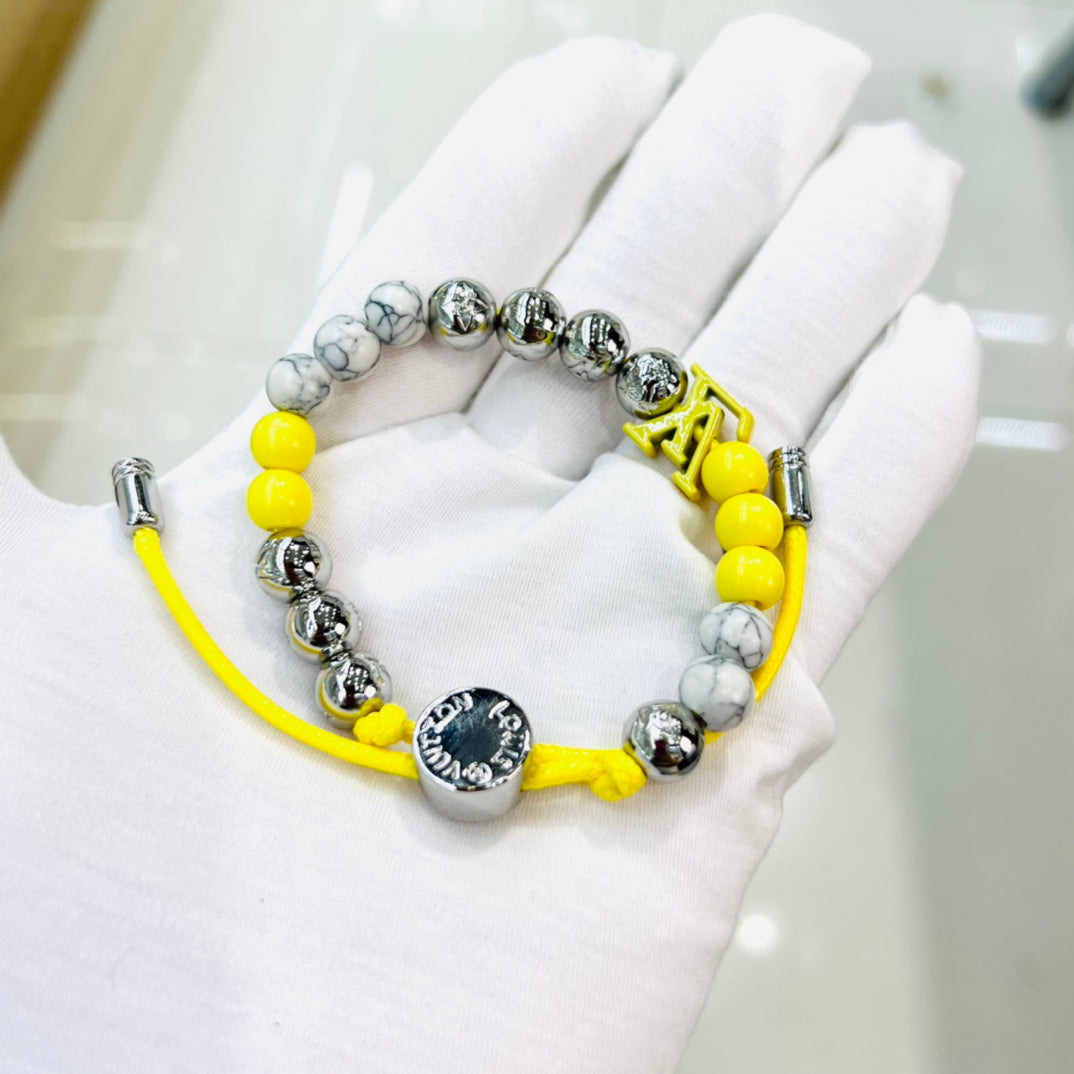 New Fashion Luxury Exquisite Women's Monogram Beads Bracelet