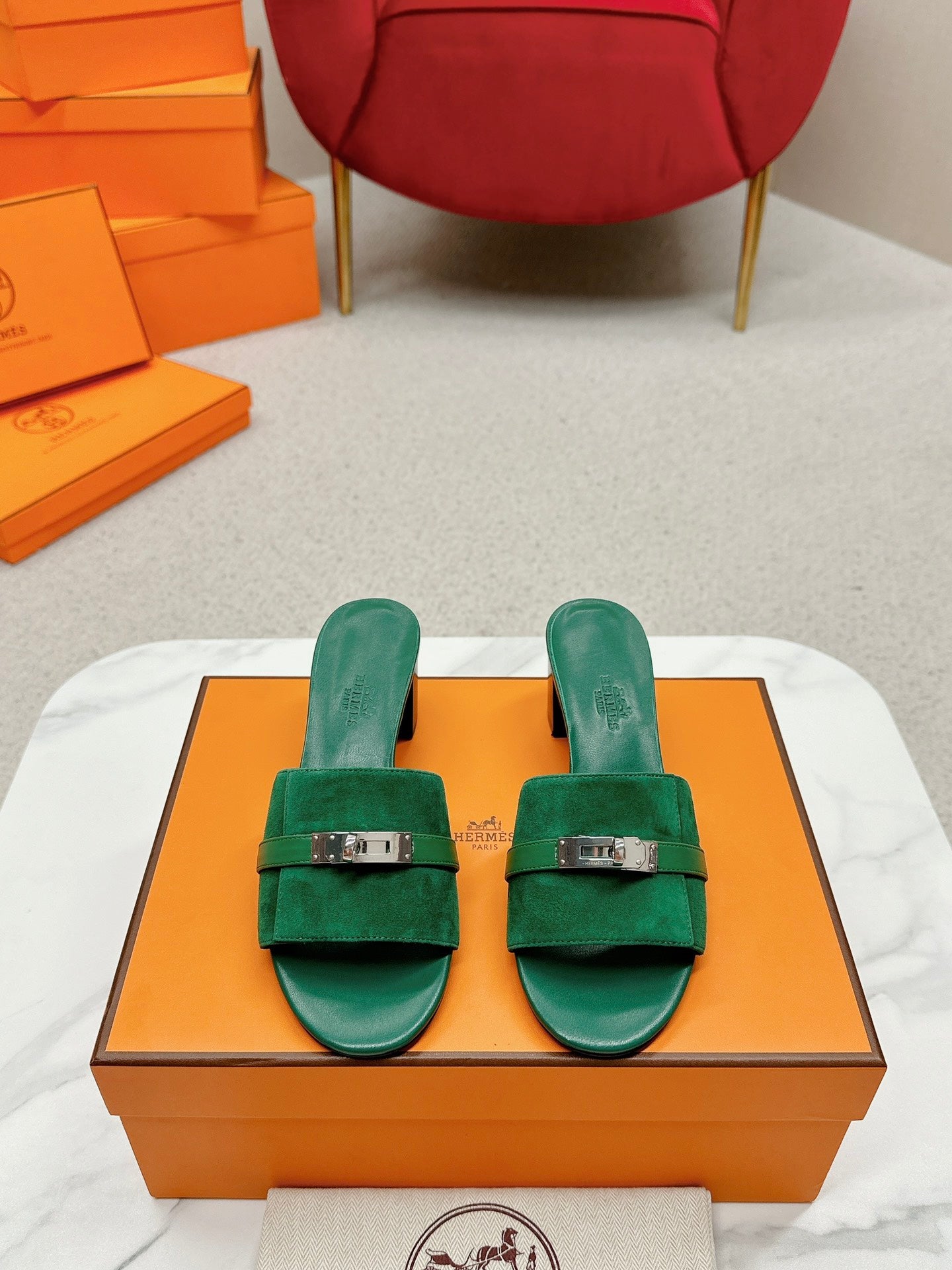 New luxury fashion Kelly Ladies' high-heeled sandals