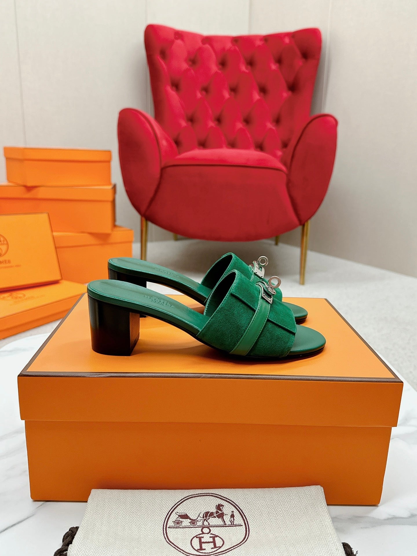 New luxury fashion Kelly Ladies' high-heeled sandals