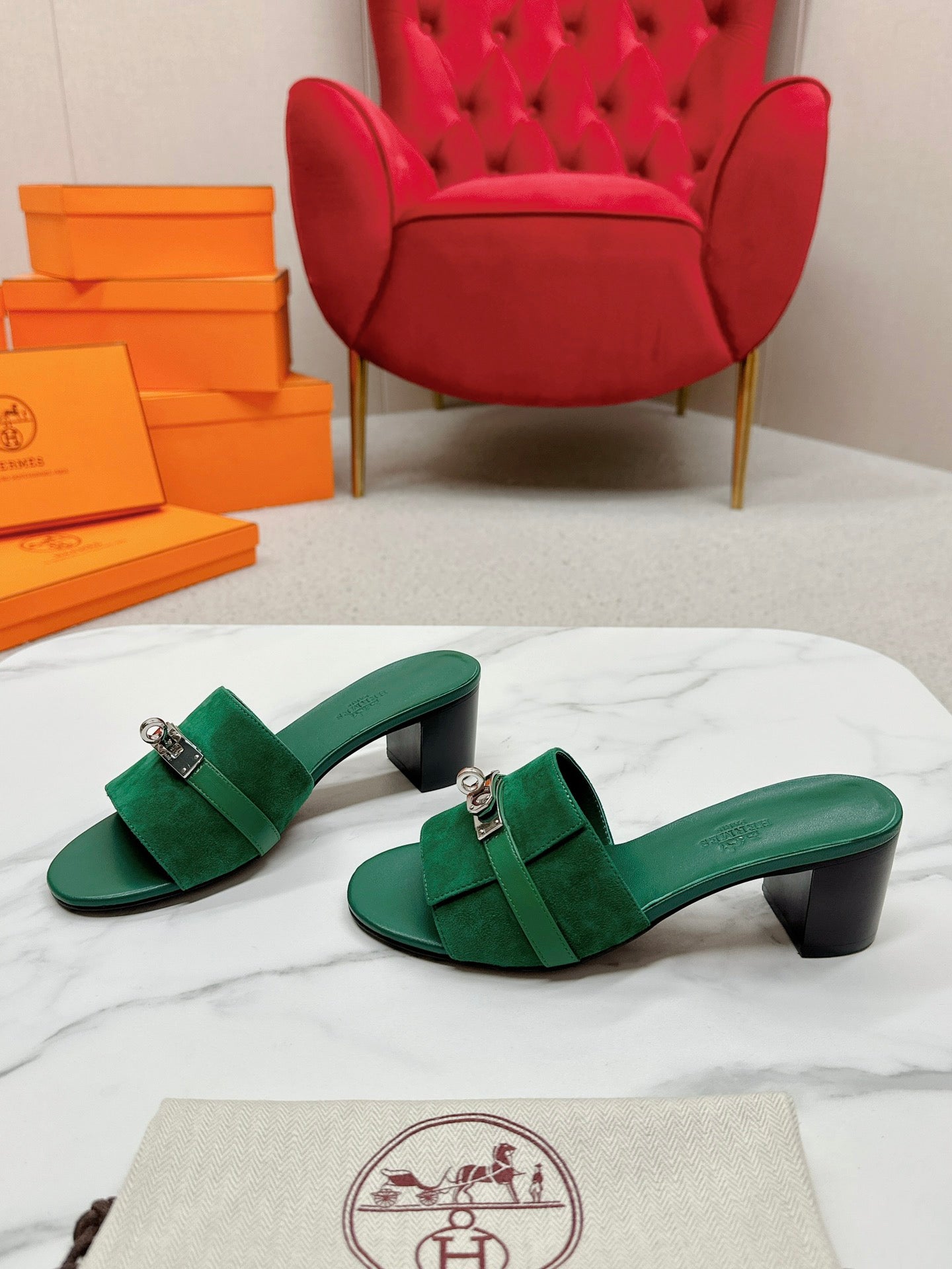 New luxury fashion Kelly Ladies' high-heeled sandals