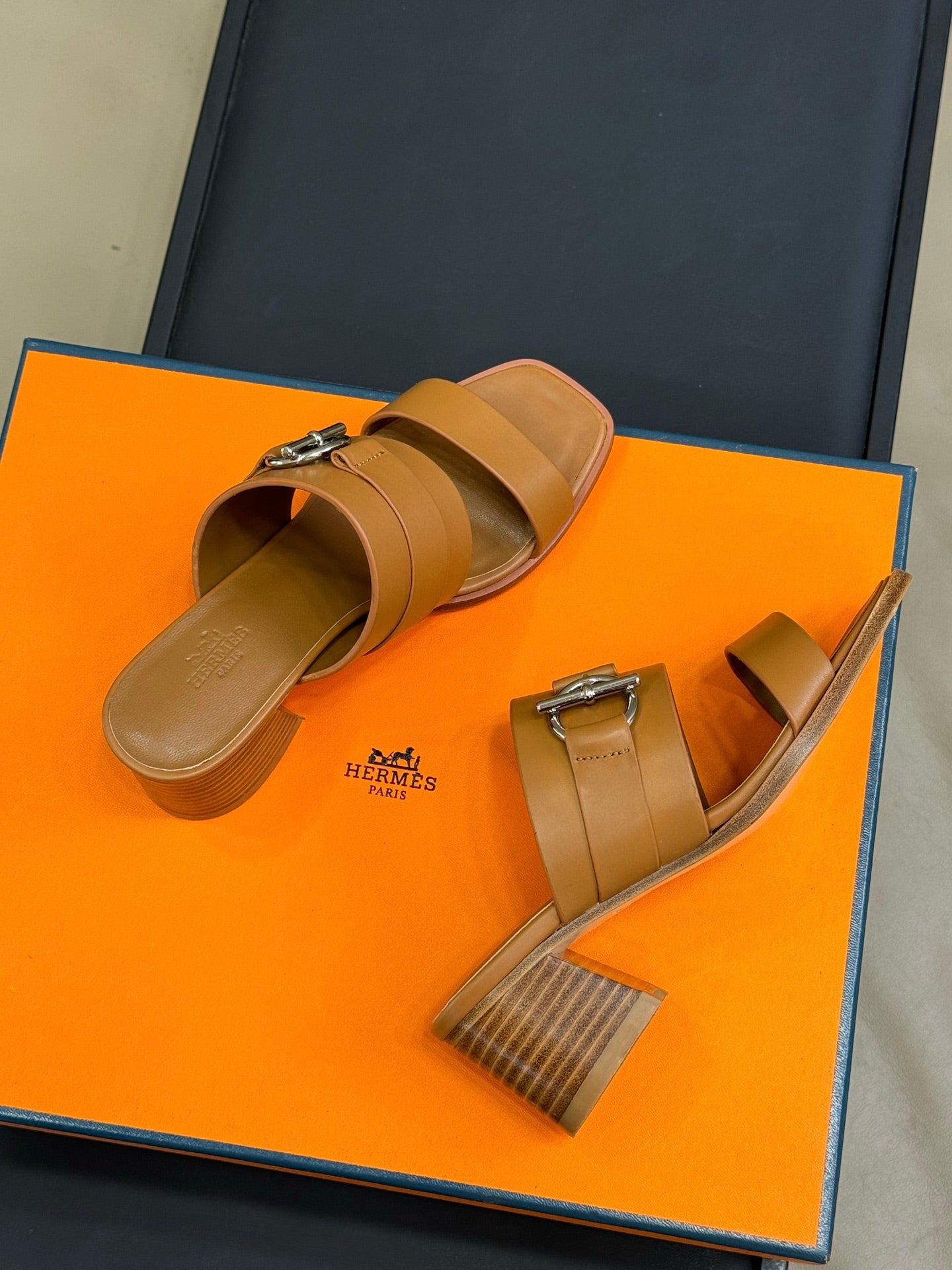New luxury fashion Glenan Ladies' high-heeled sandals 6CM