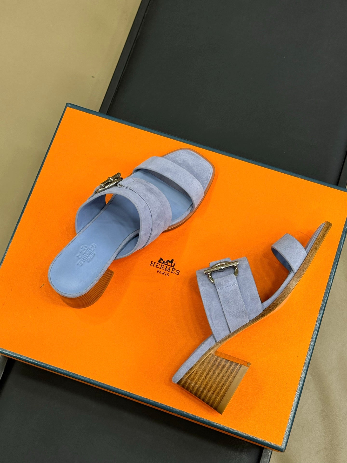 New luxury fashion Glenan Ladies' high-heeled sandals 6CM