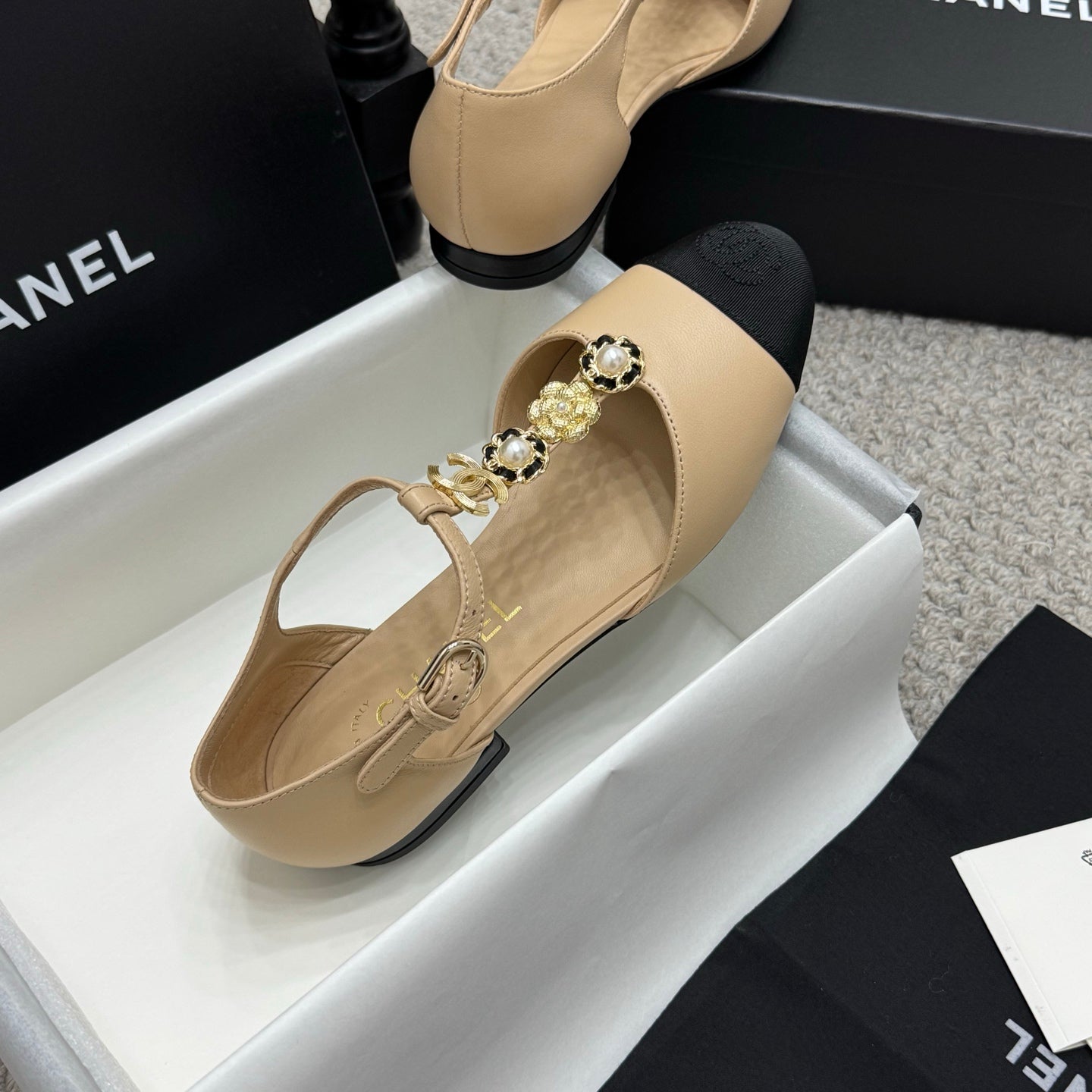 New luxury fashion Double C "logo" ladies high heels 3CM