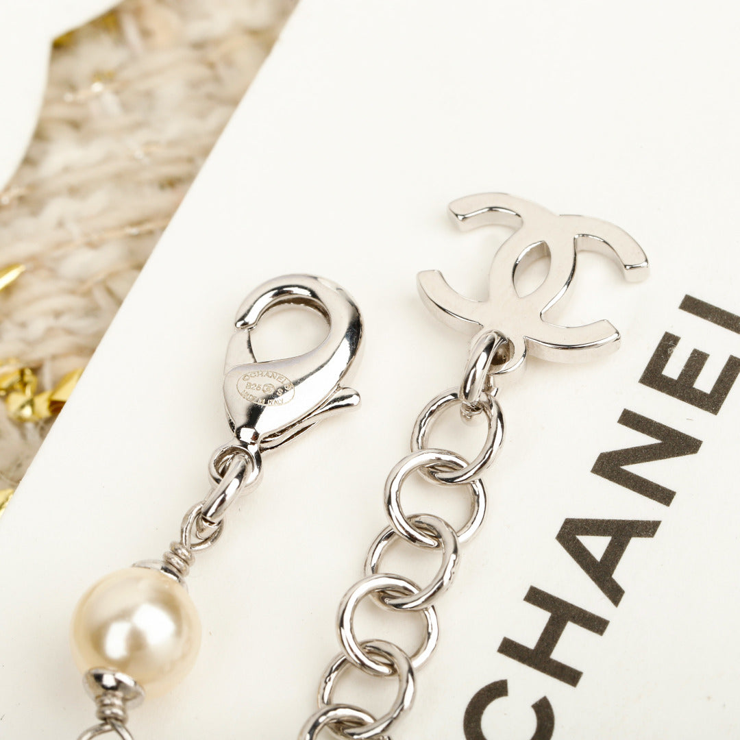 New Fashion Water Diamond Pearl Coco Women's Necklace