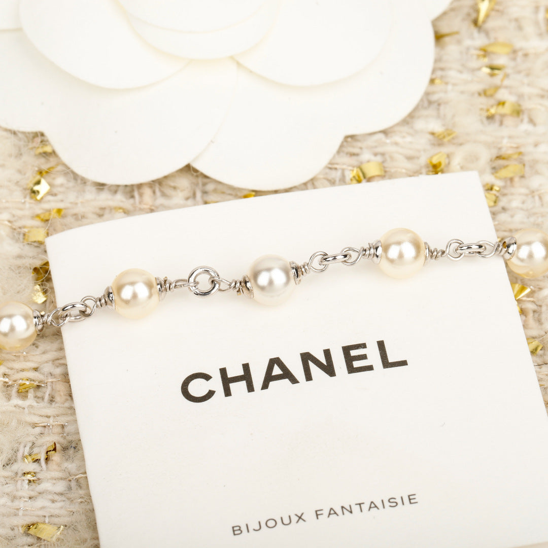 New Fashion Water Diamond Pearl Coco Women's Necklace