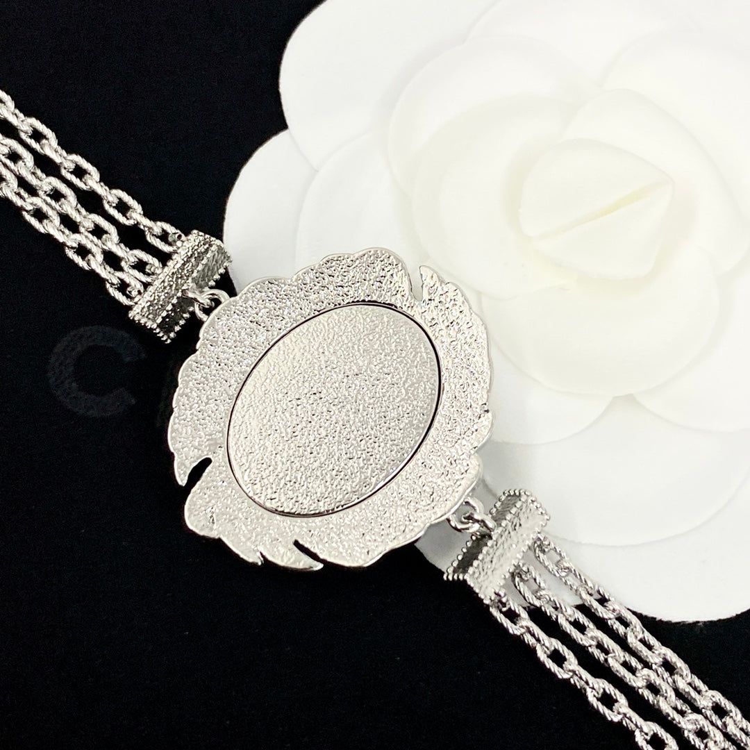 New Fashion Full Diamond Women's Necklace