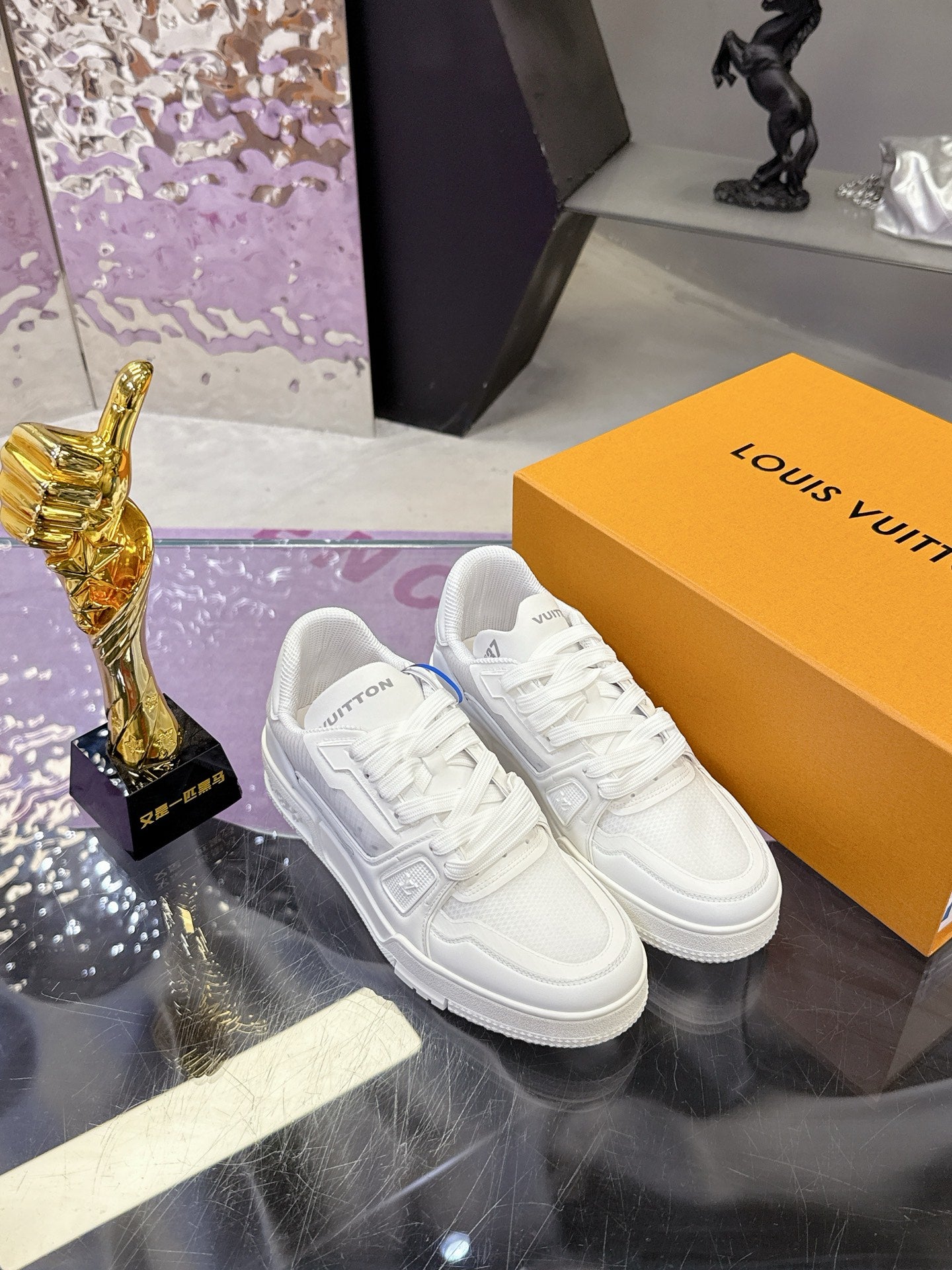 New luxury fashion reflect light  TRAINER Sneakers
