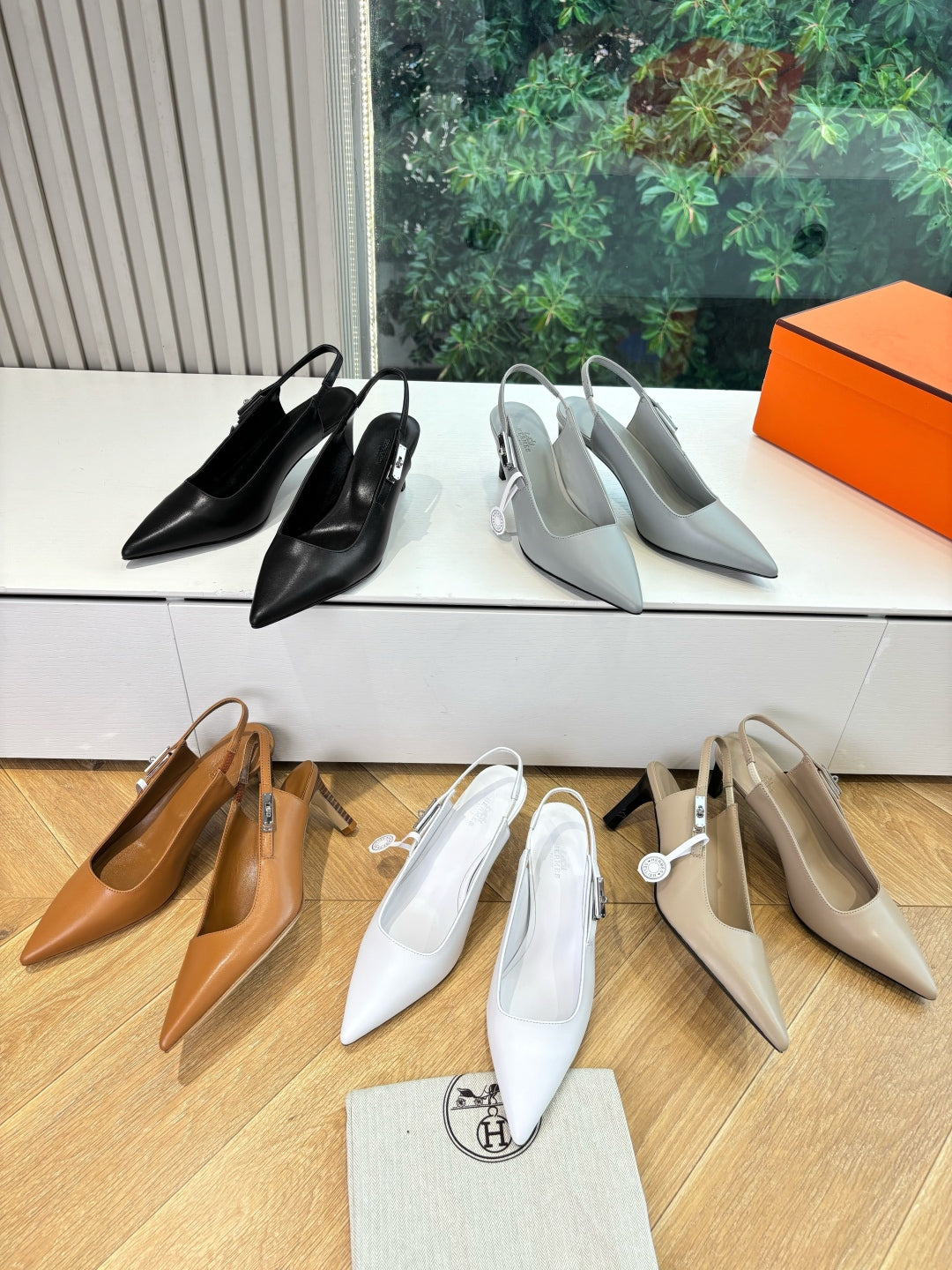 New luxury fashion Kelly  Buckle  Pointed Women's High Heels7CM